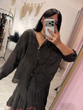 Camicia Mussola Inserto Crochet +colori