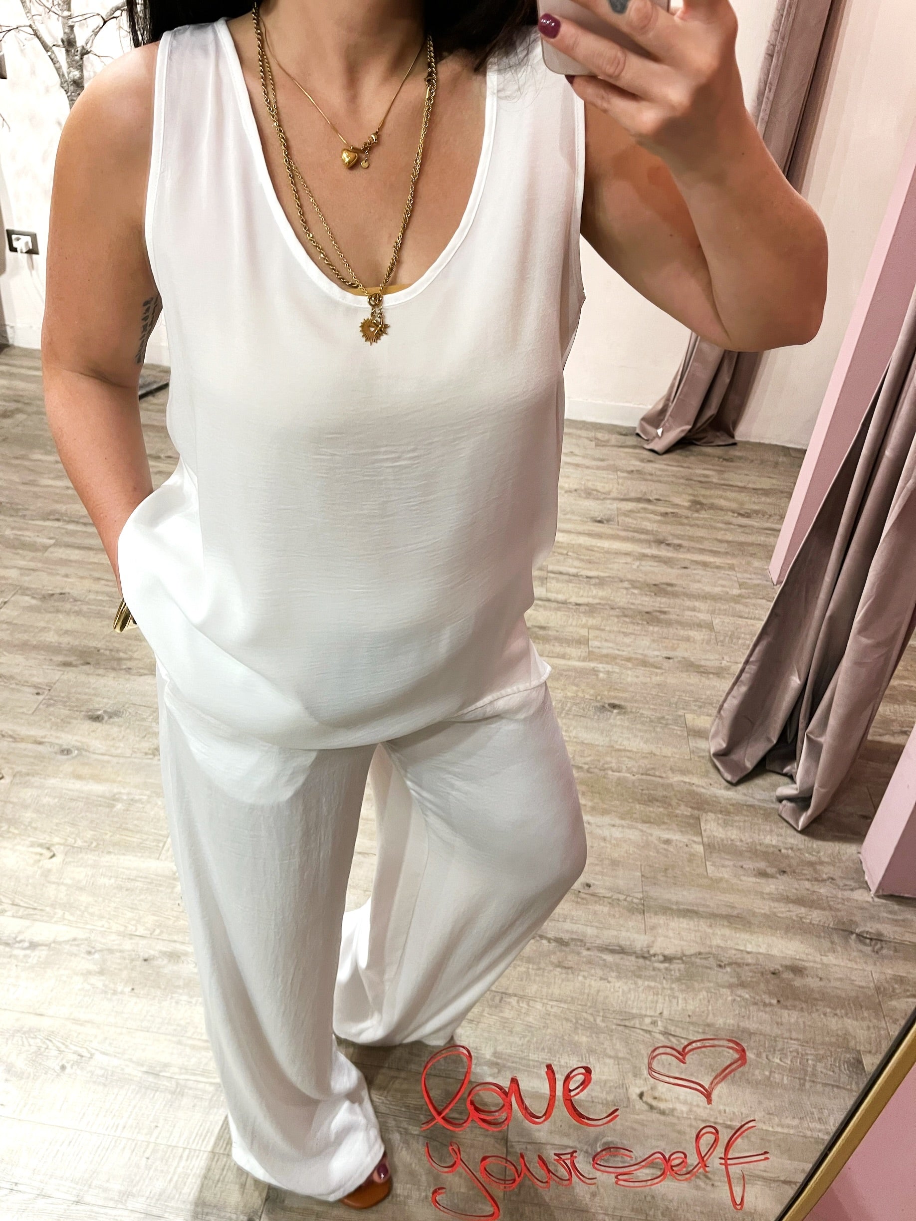 Canotta Lunga Satin YouDecide +colori