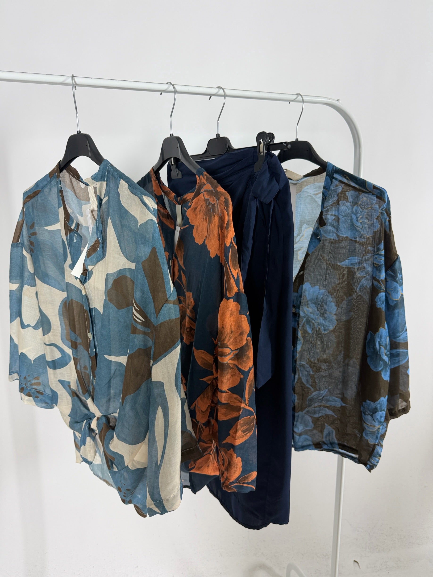 Camicia Misto Seta +Fantasie