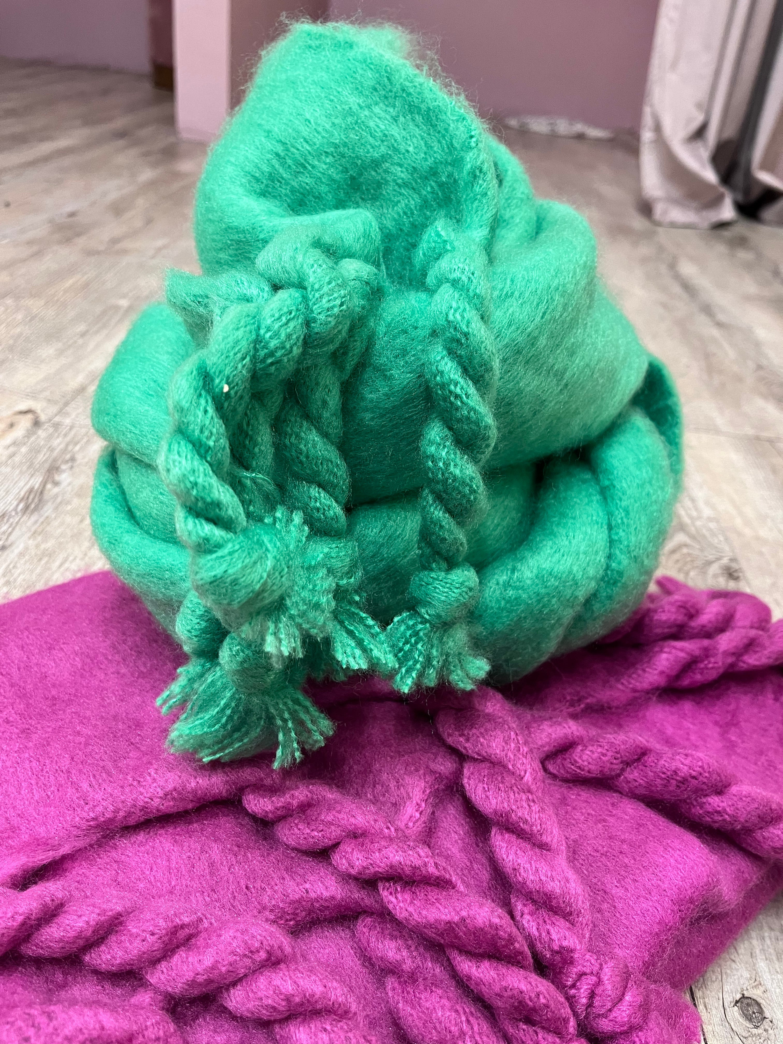 Maxi Sciarpa Trecce Surkana +colori