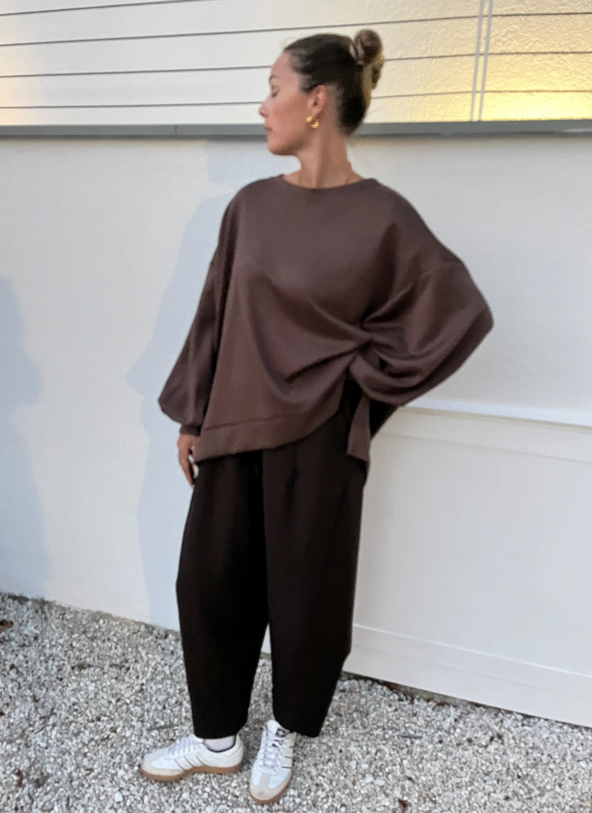 Felpa Oversize Scuba +colori