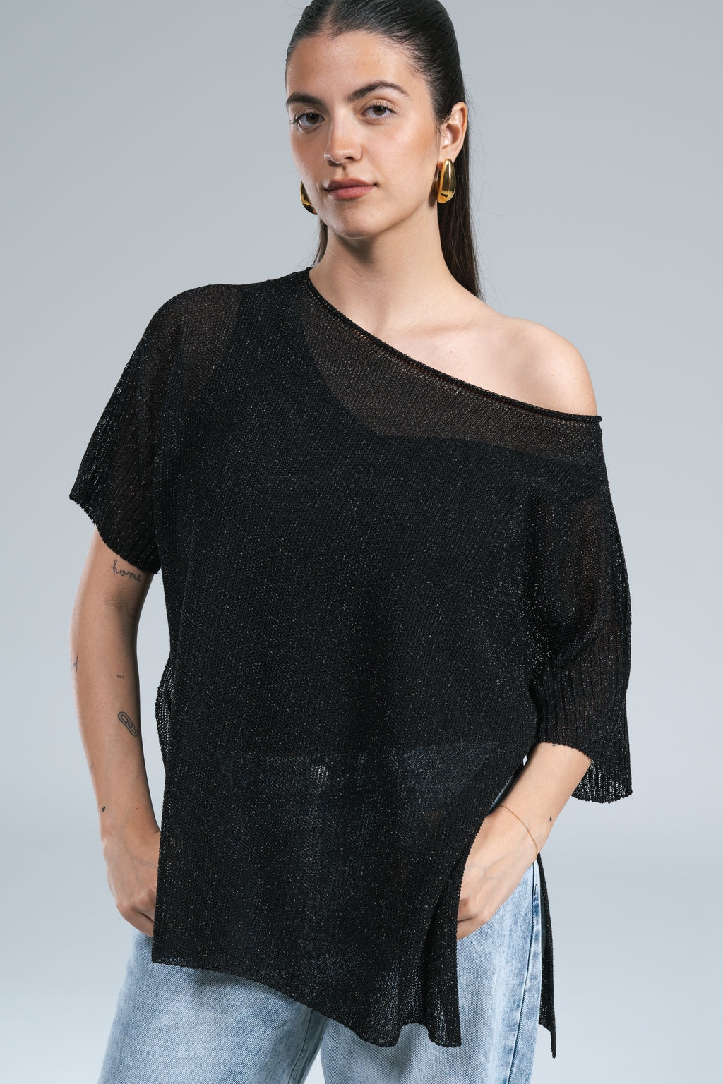Maxi Maglia Scatola Lurex Kontatto +colori