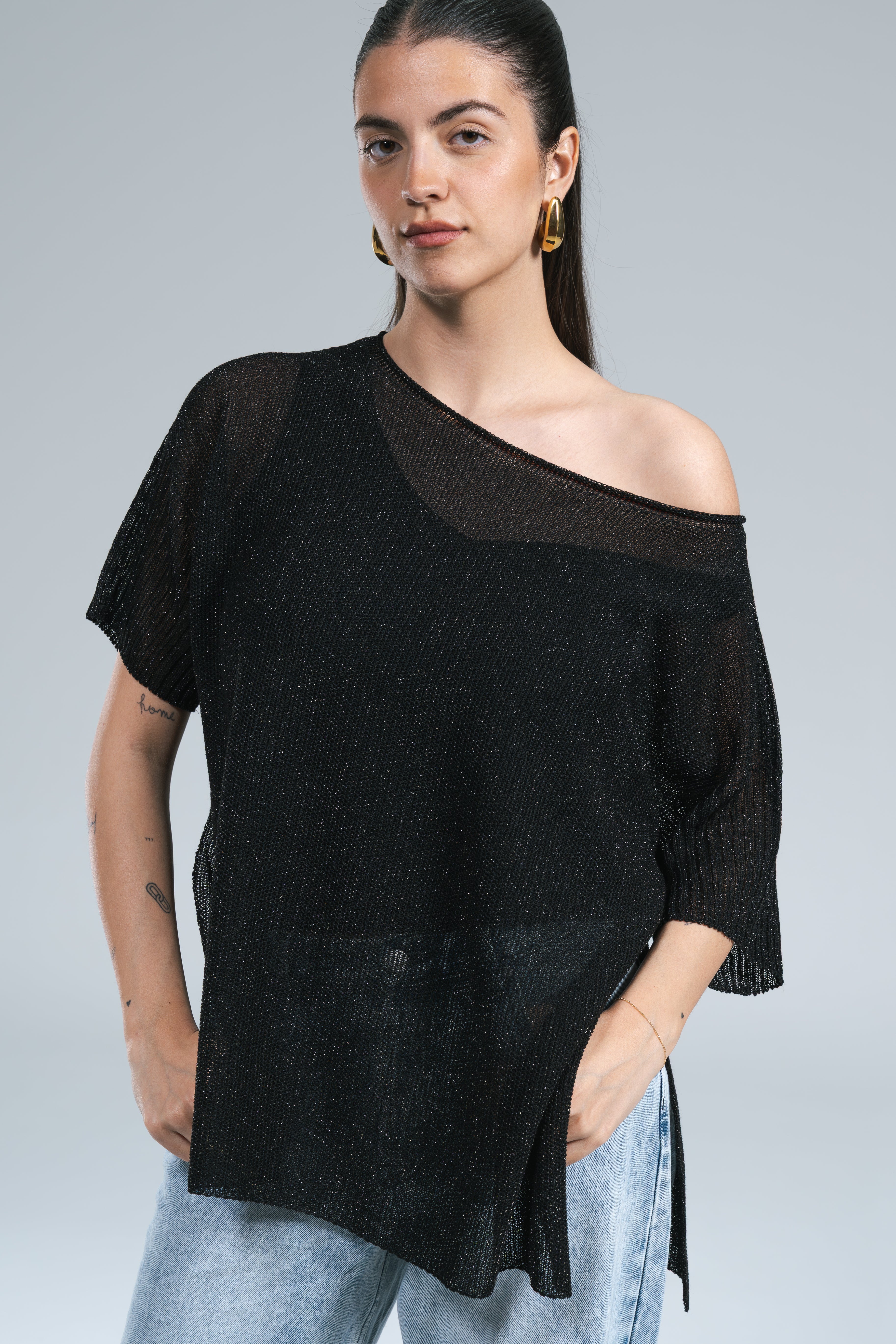 Maxi Maglia Scatola Lurex Kontatto +colori