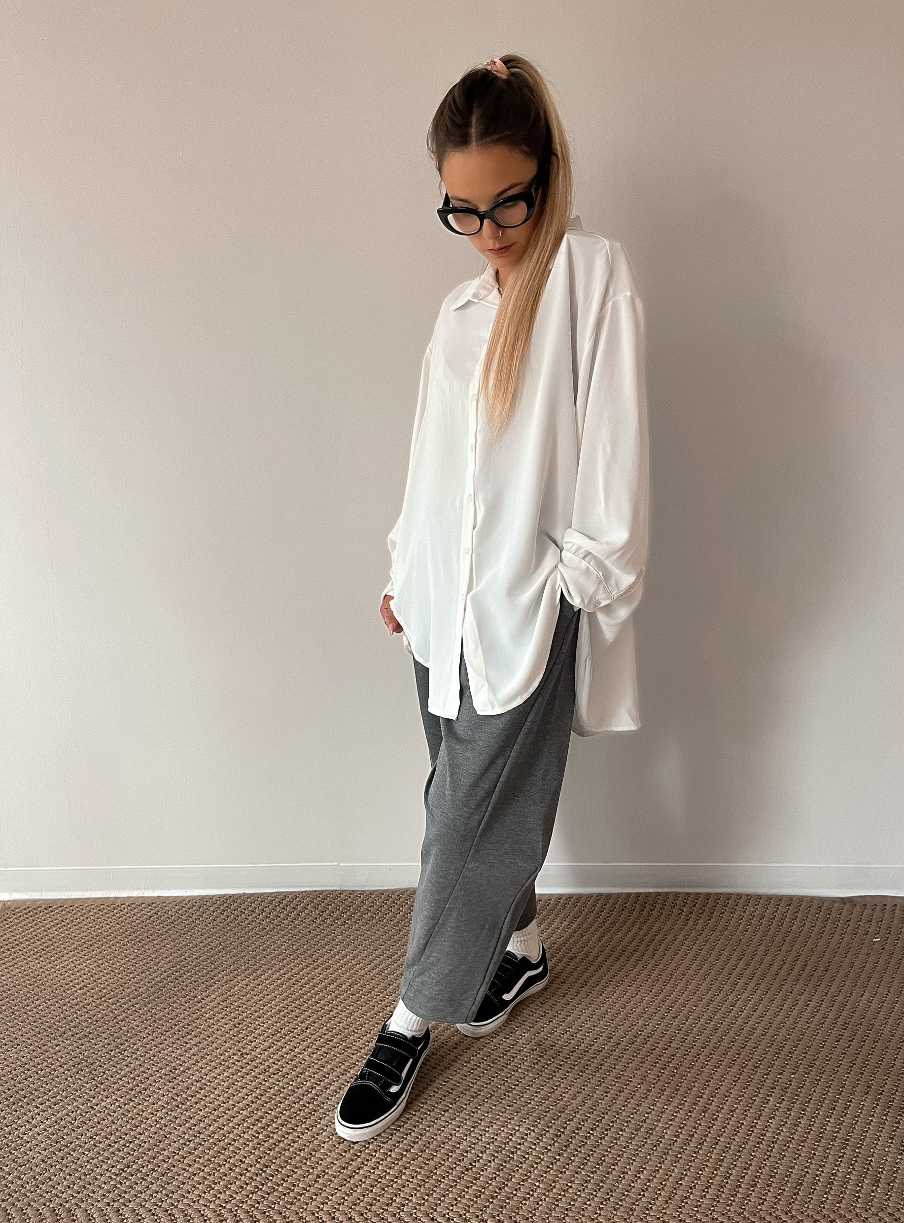 Maxi Camicia Drusilla Bianco