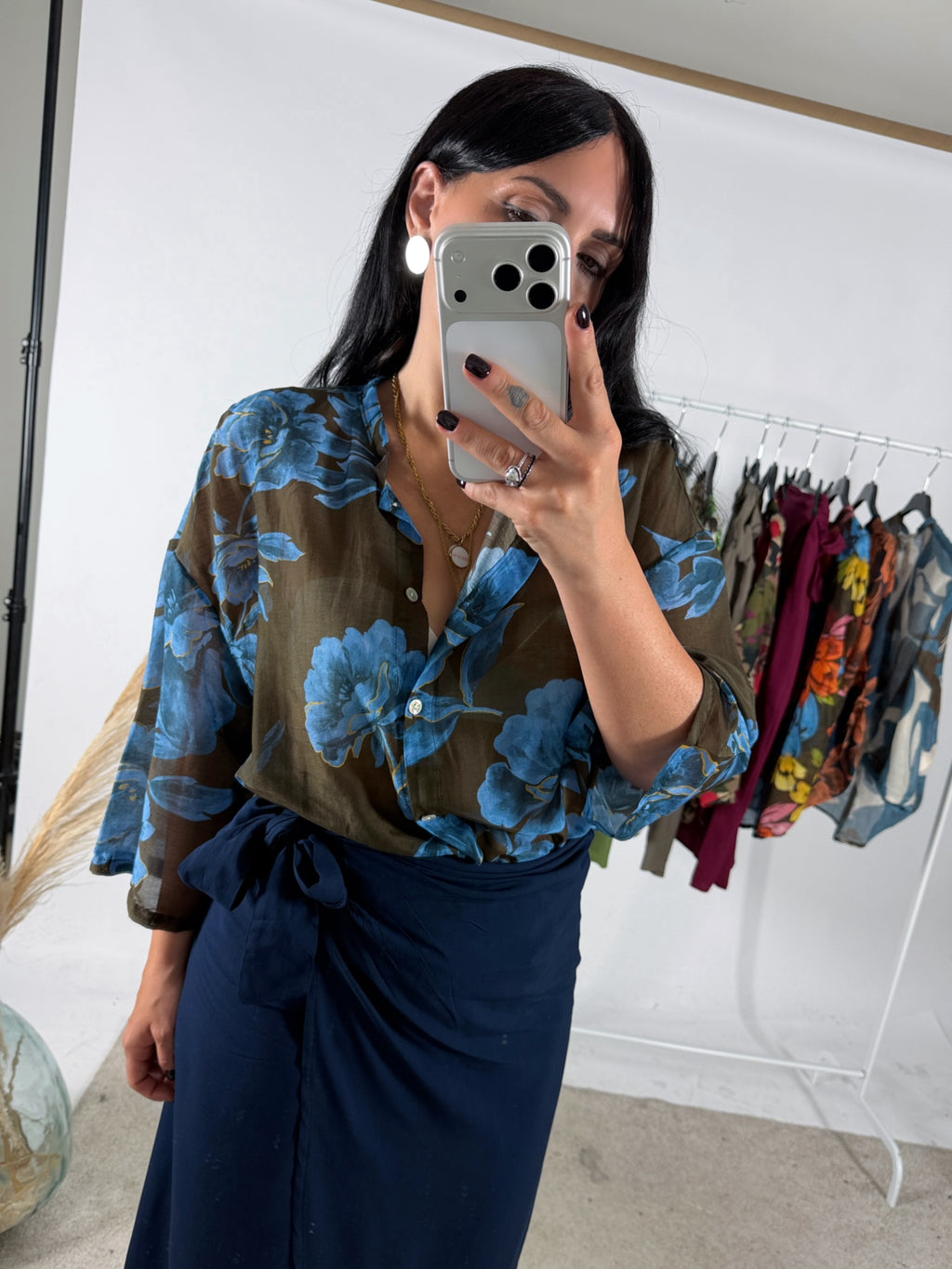 Camicia Misto Seta +Fantasie