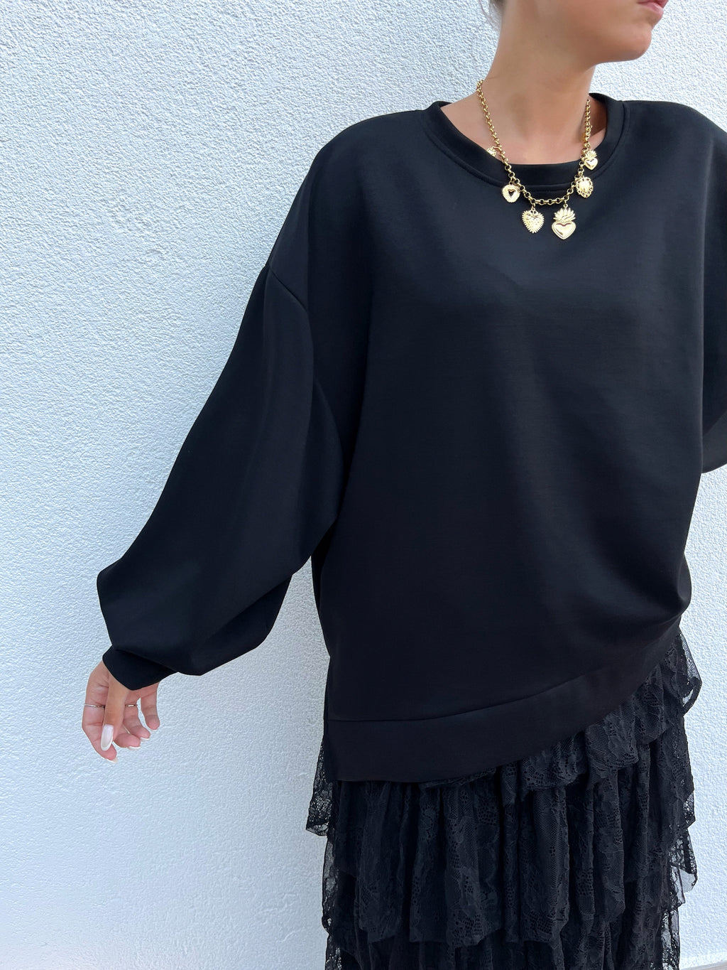 Felpa Oversize Scuba +colori