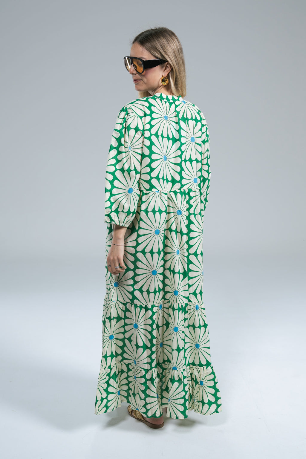 Maxi Abito Mussola Fiore Compania Fantastica