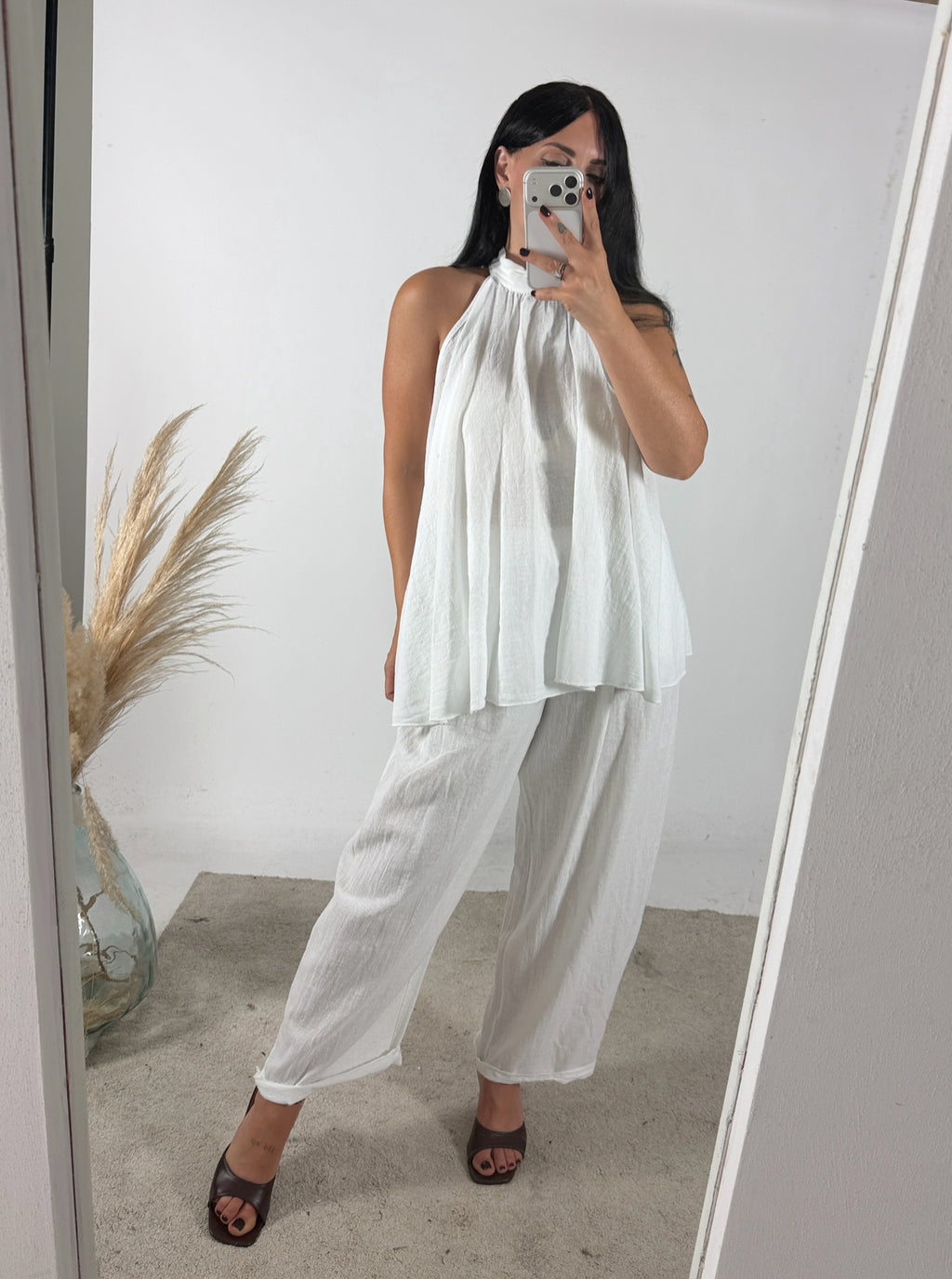 Top America Lino Garza Bianco
