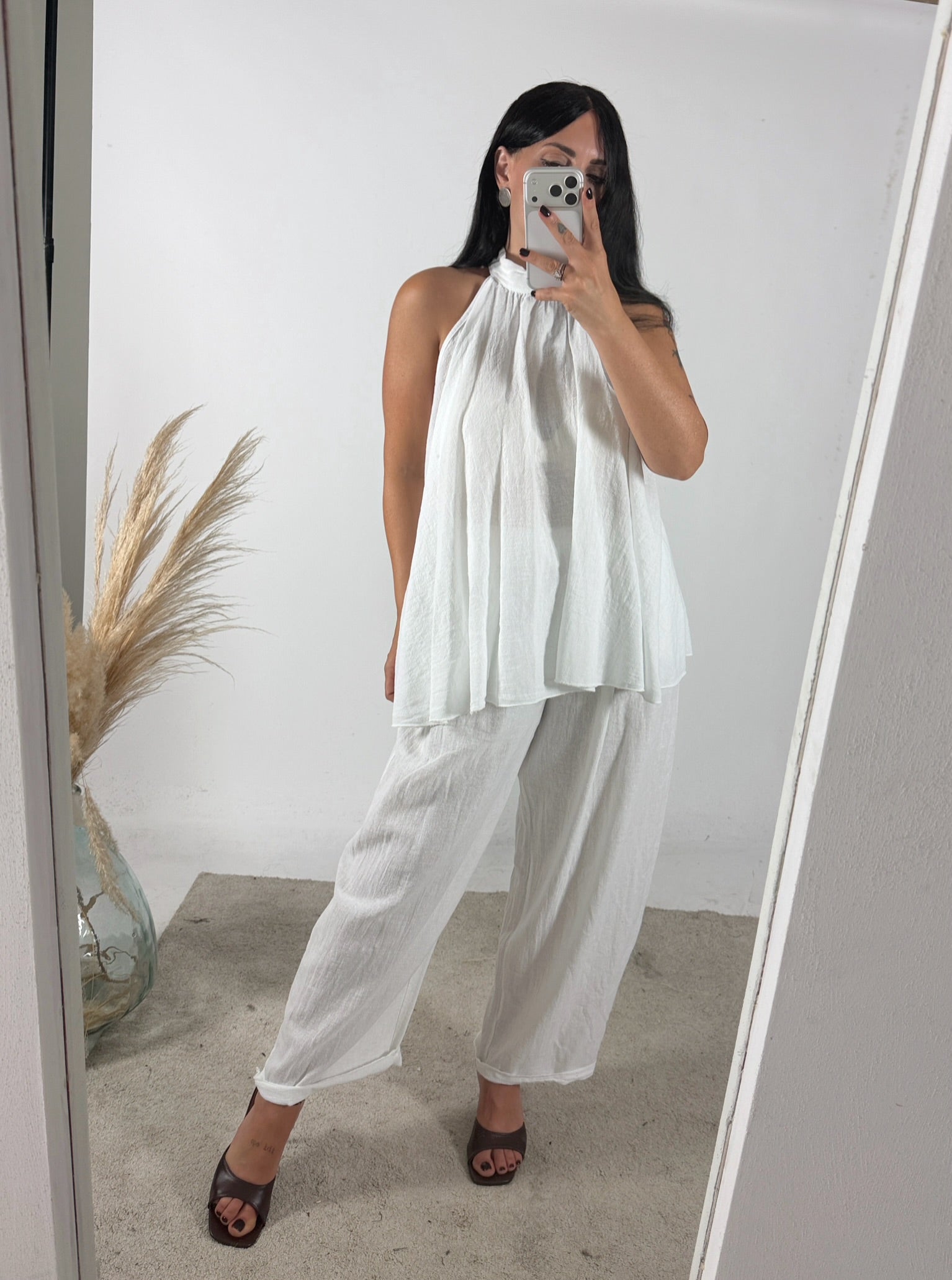 Top America Lino Garza Bianco