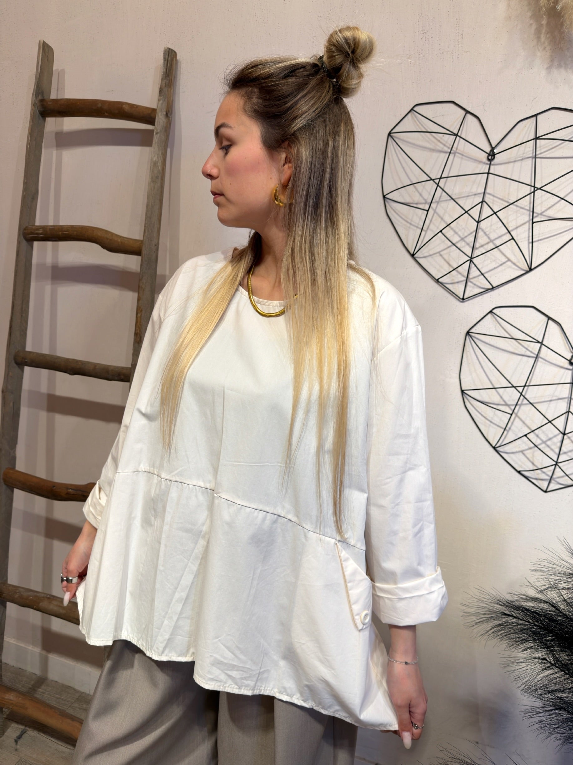 Camicia Becca Popeline +colori