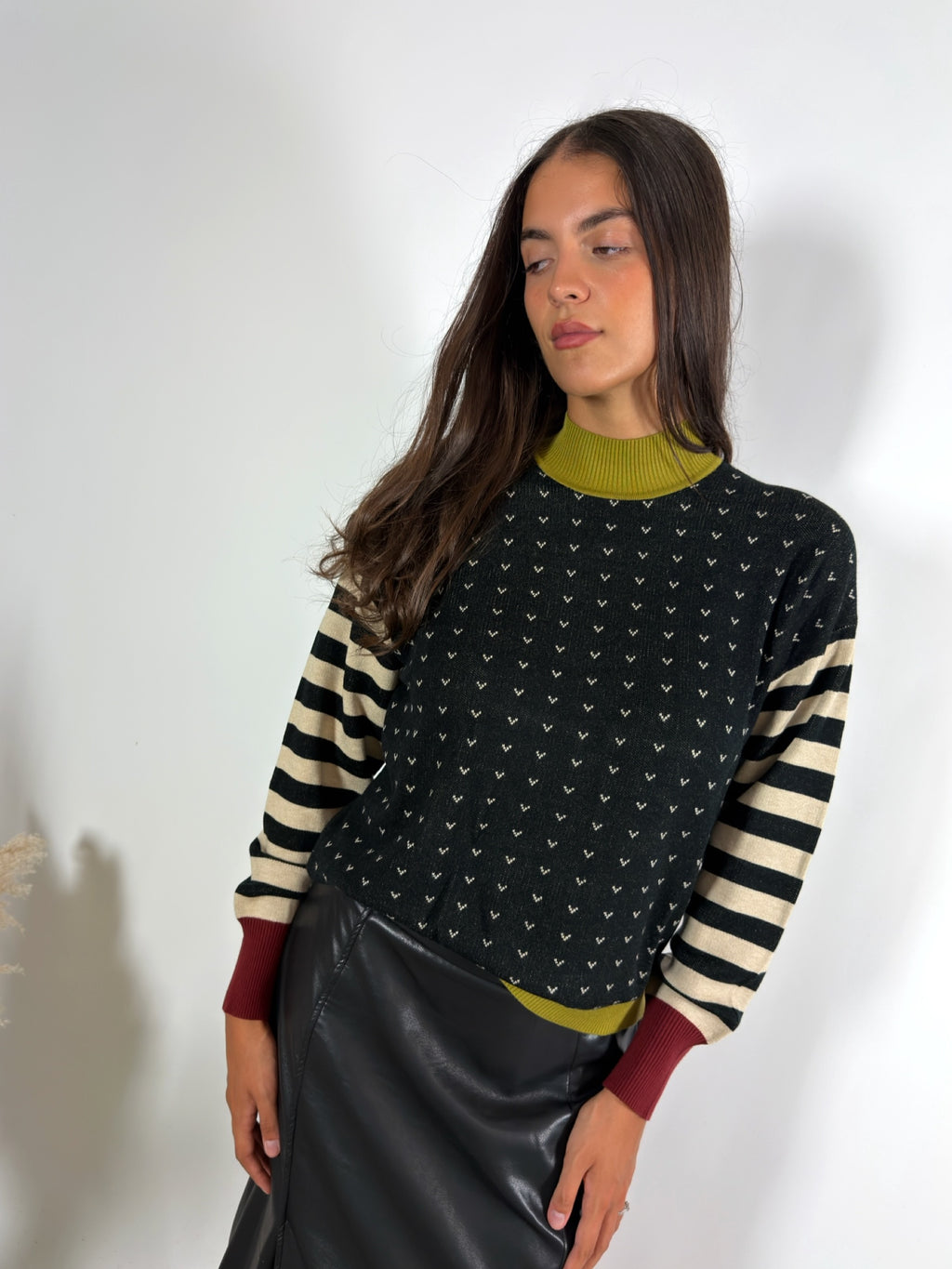Pull Righe/Fantasia Multicolore Surkana