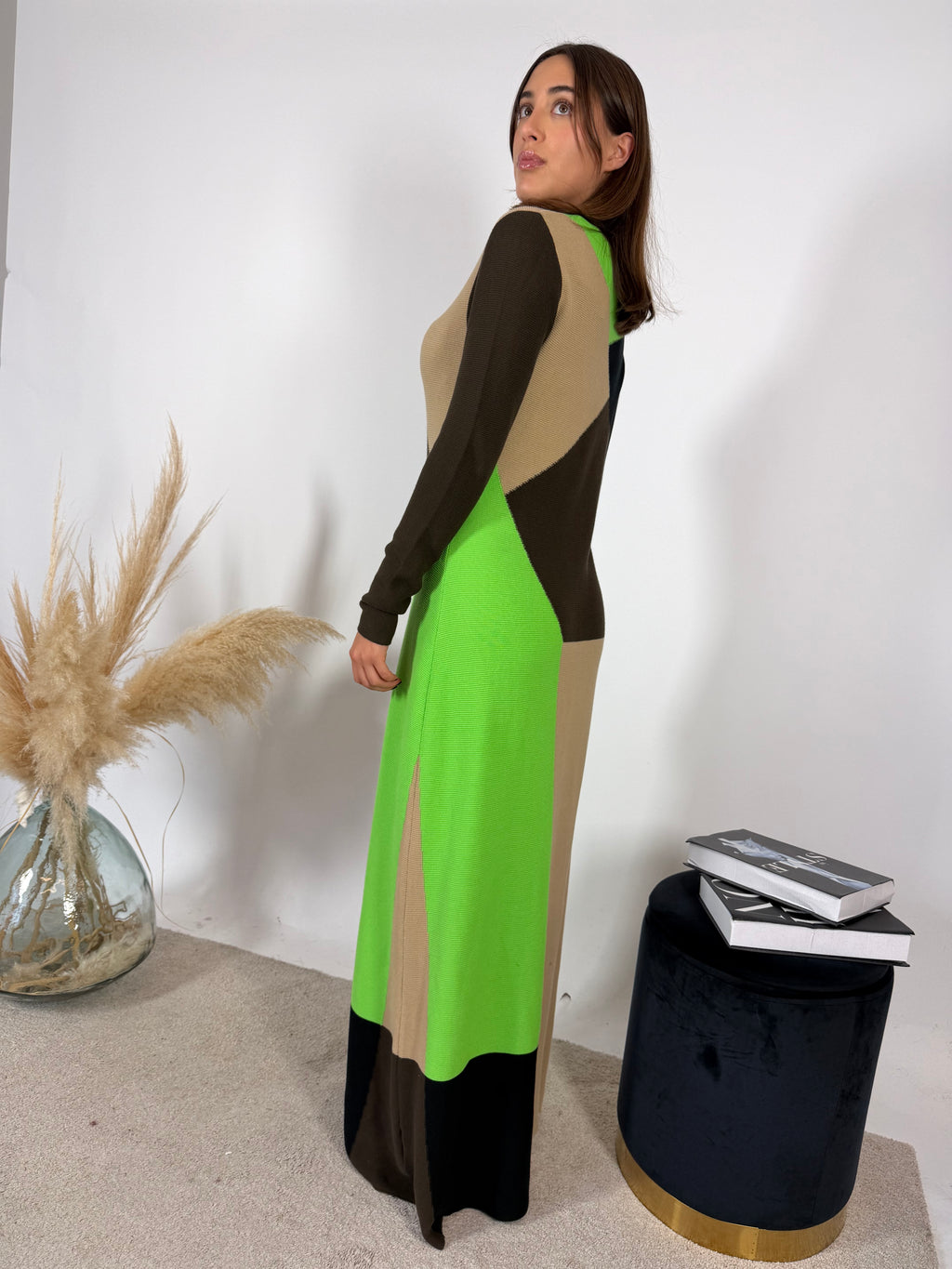 Abito Geometrico Maglia SKFK
