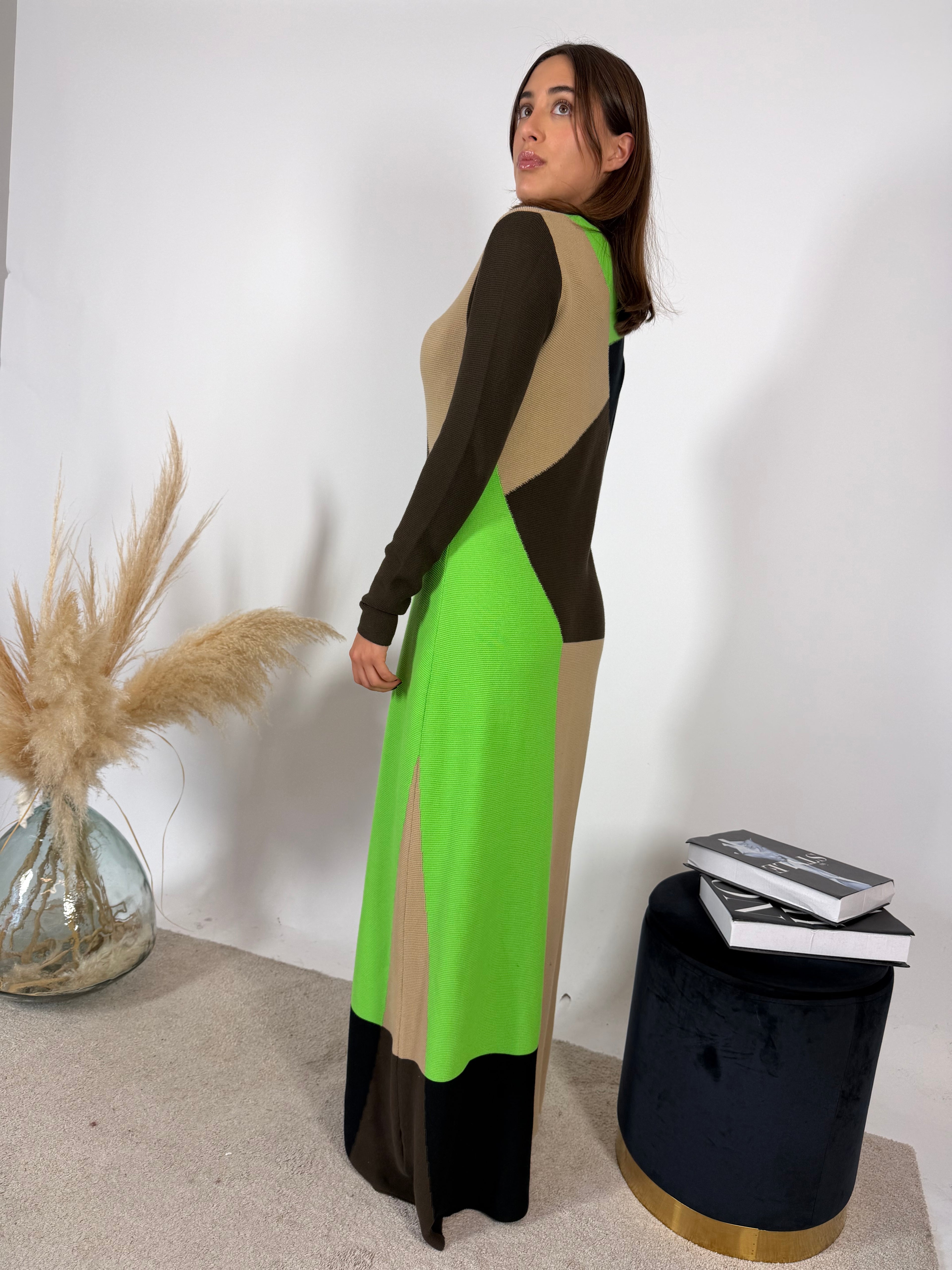 Abito Geometrico Maglia SKFK