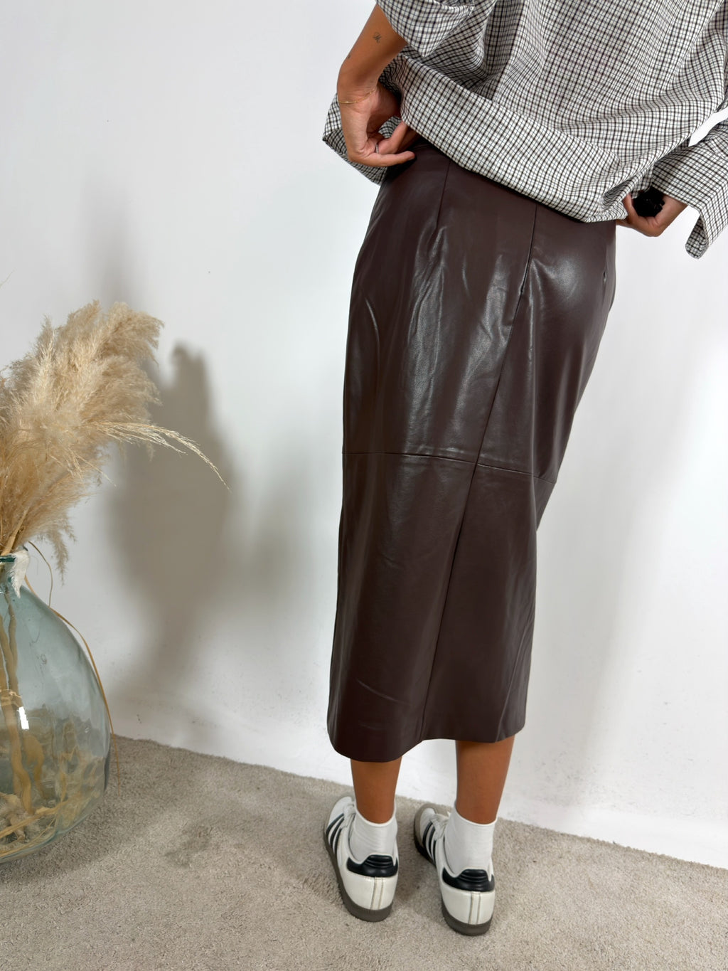 Gonna Matita Soft Leather Fondente Surkana