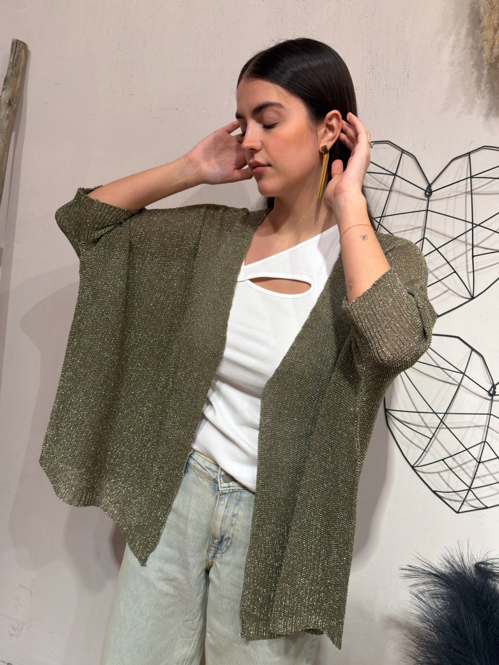 Kimono Lurex Militare Kontatto