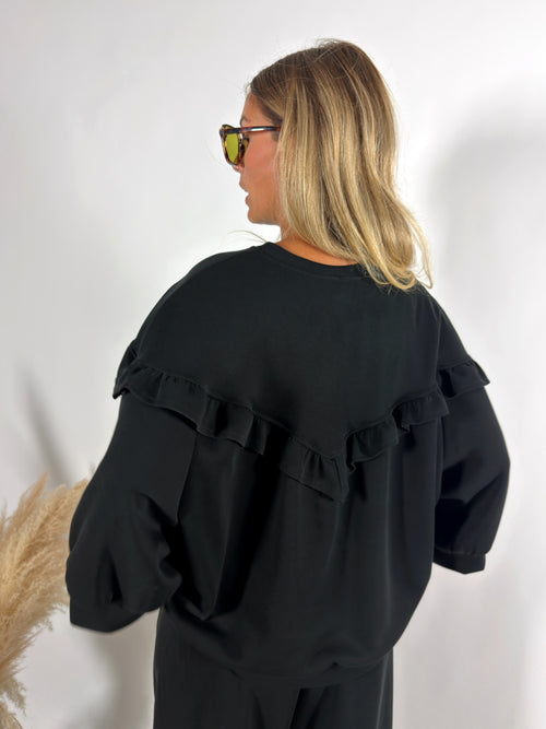 Maxi Felpa Rouches Scuba +colori
