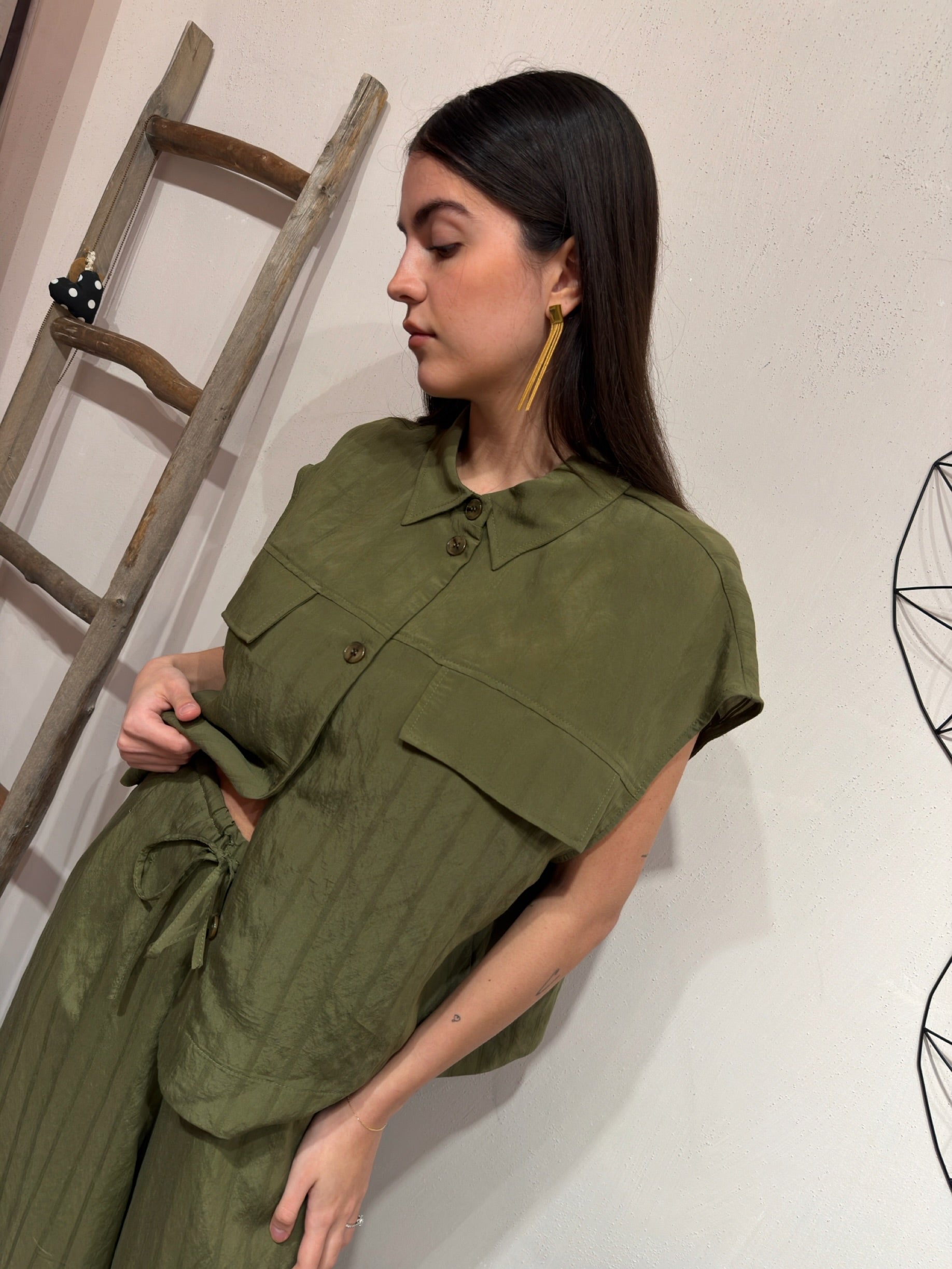 Camicia Tasche Militare Kontatto