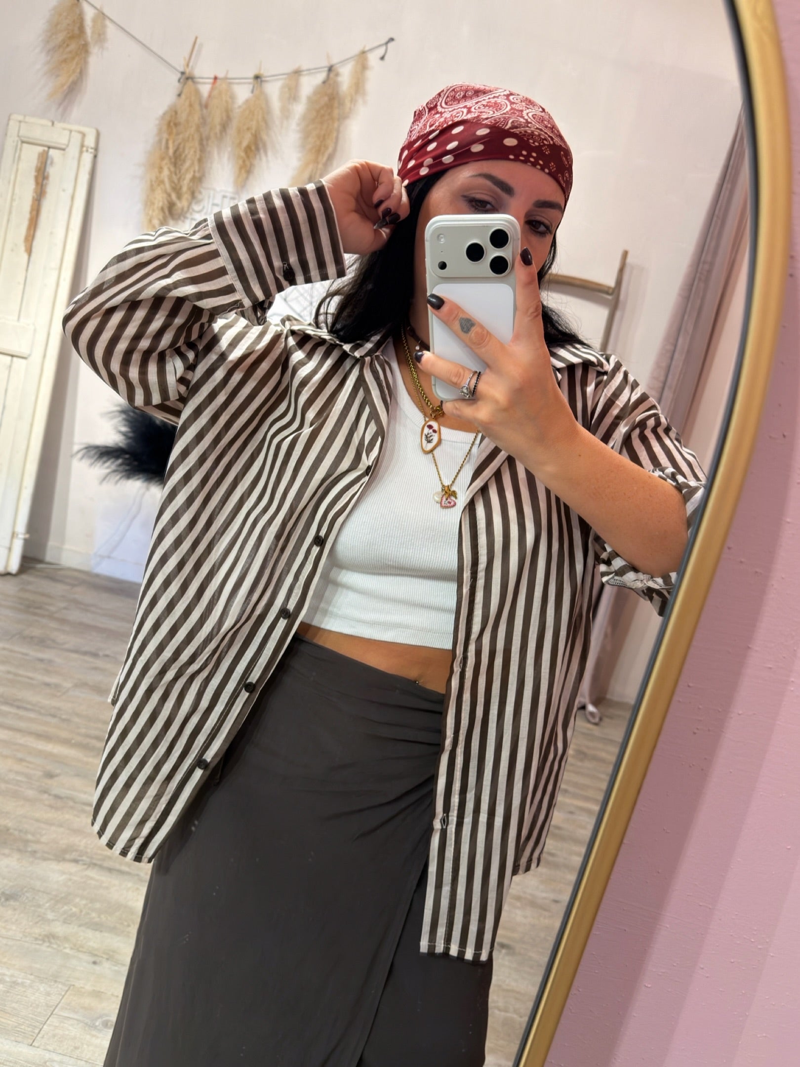 Camicia Over Righe +colori