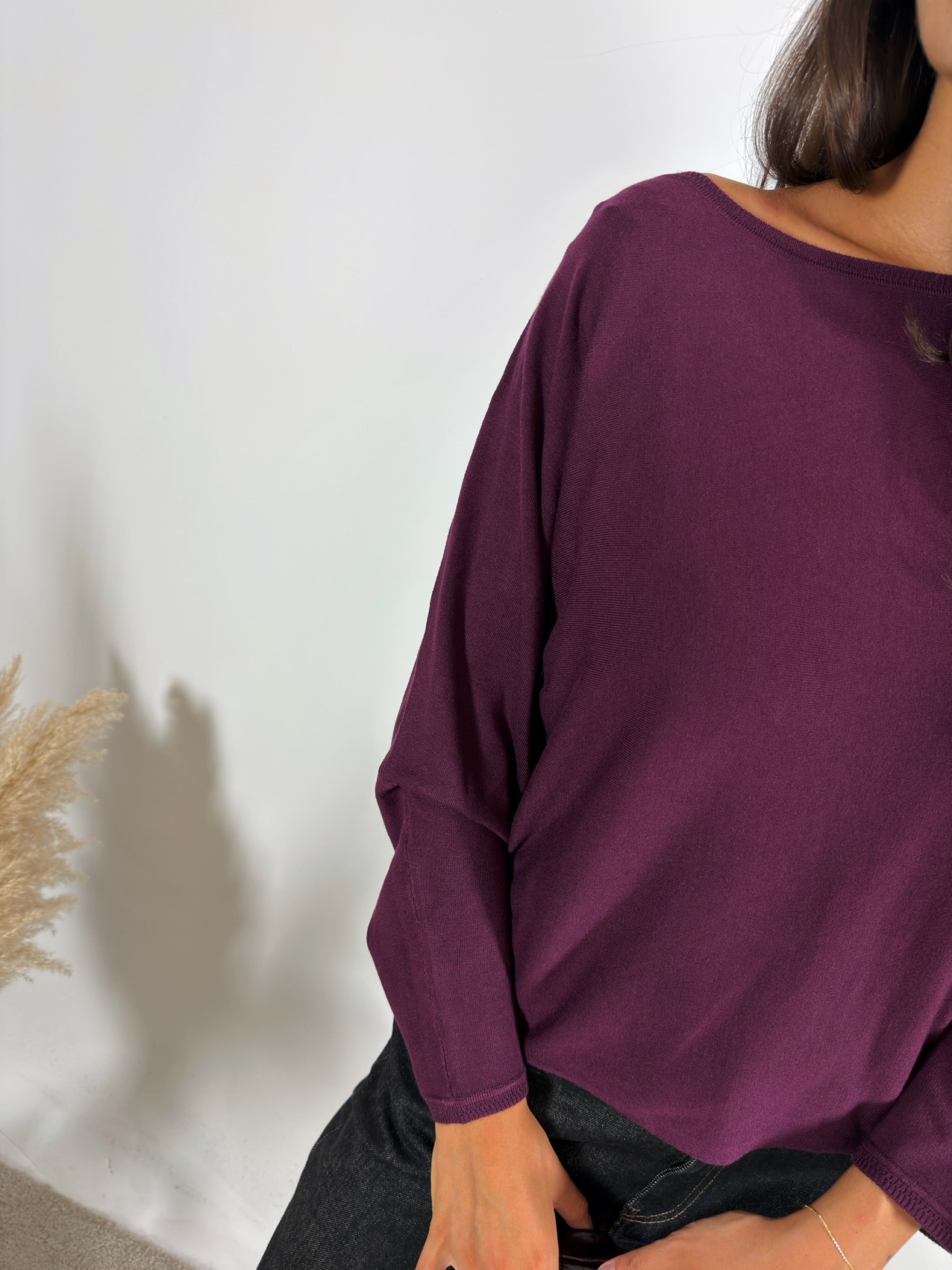 Maglia Scollo Barca Viscosa Bamboo Ribes Surkana