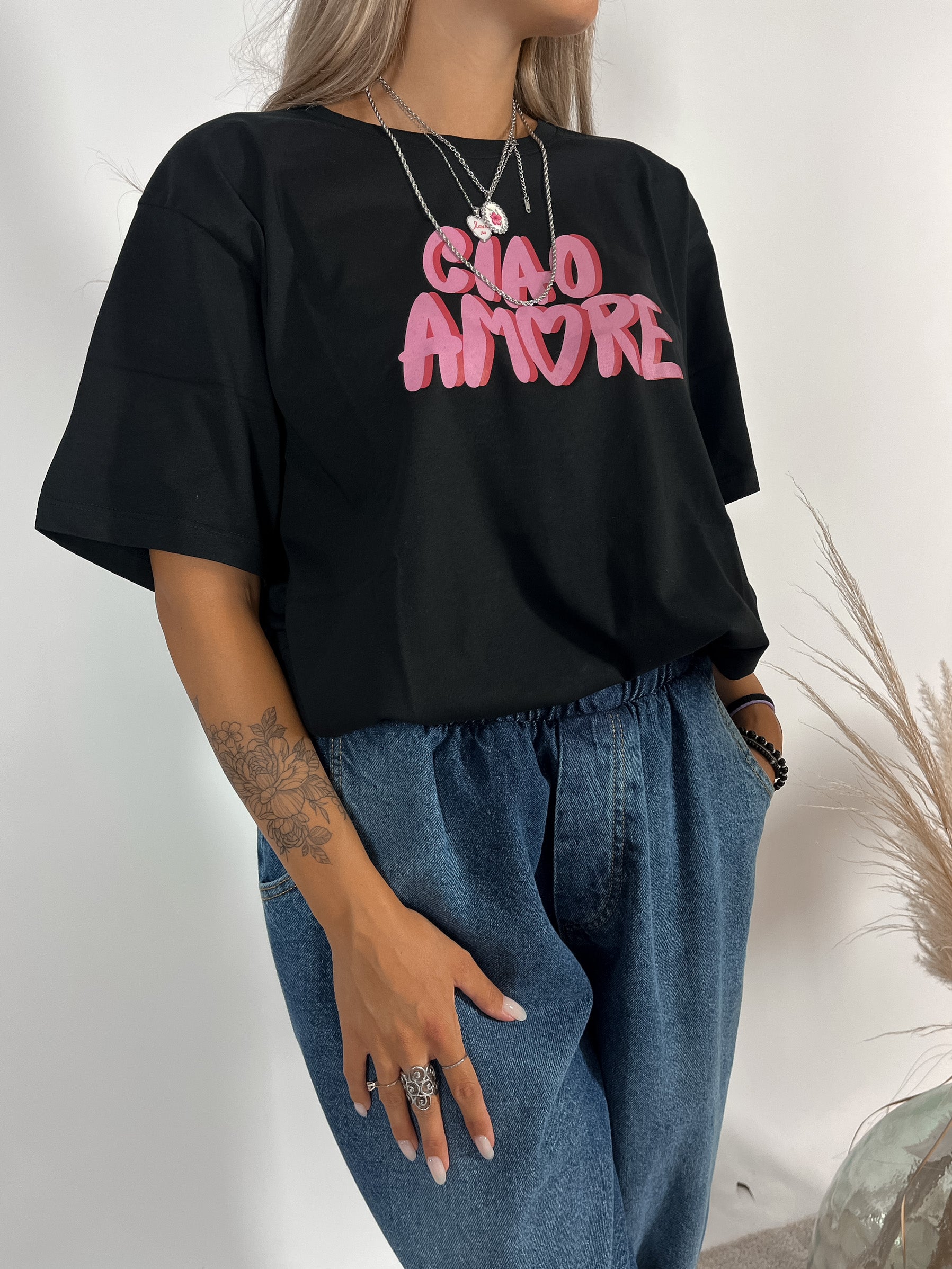 T-Shirt “Ciao Amore” Nero