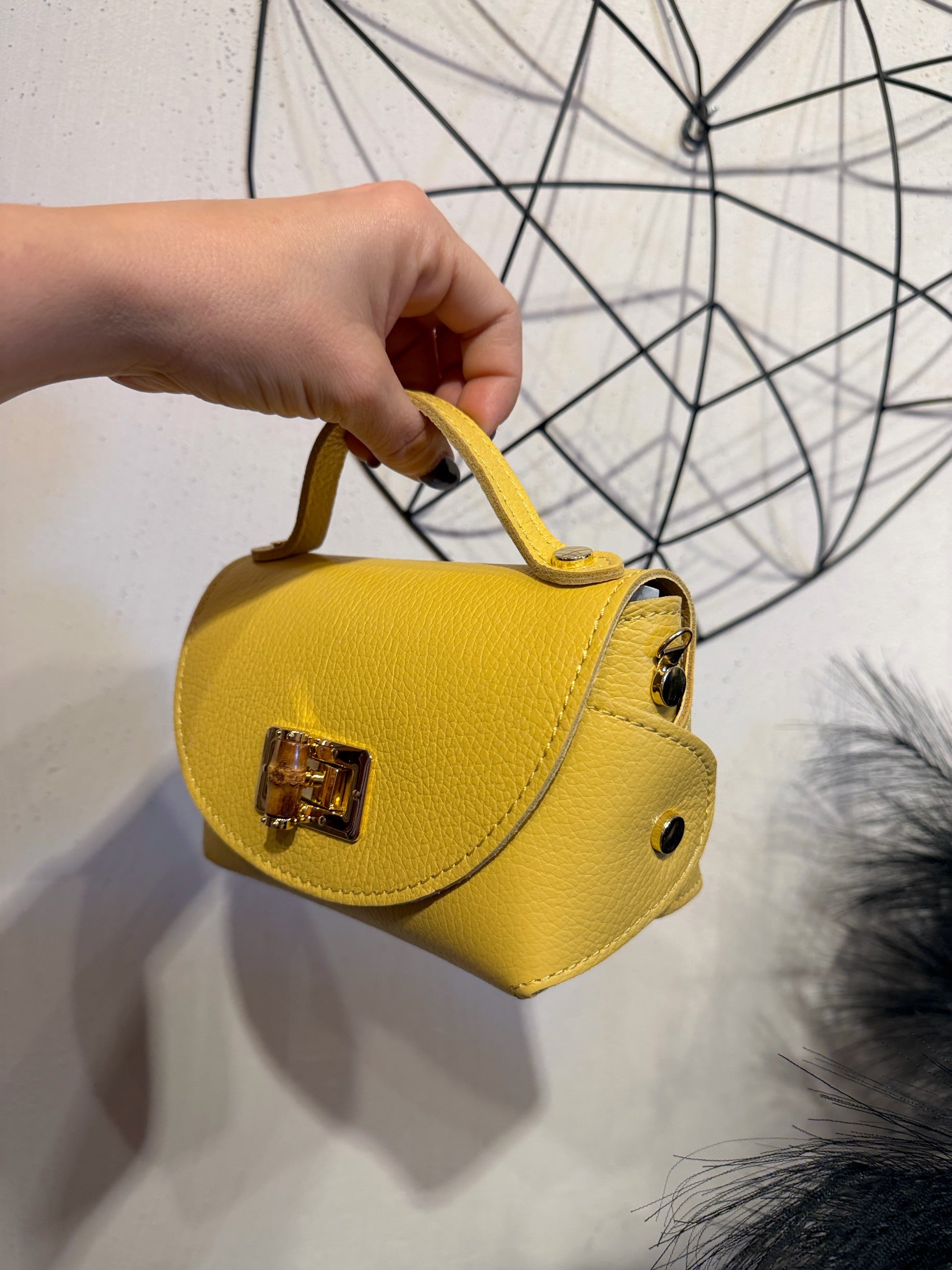 Mini Bag Bauletto Vera Pelle +Colori