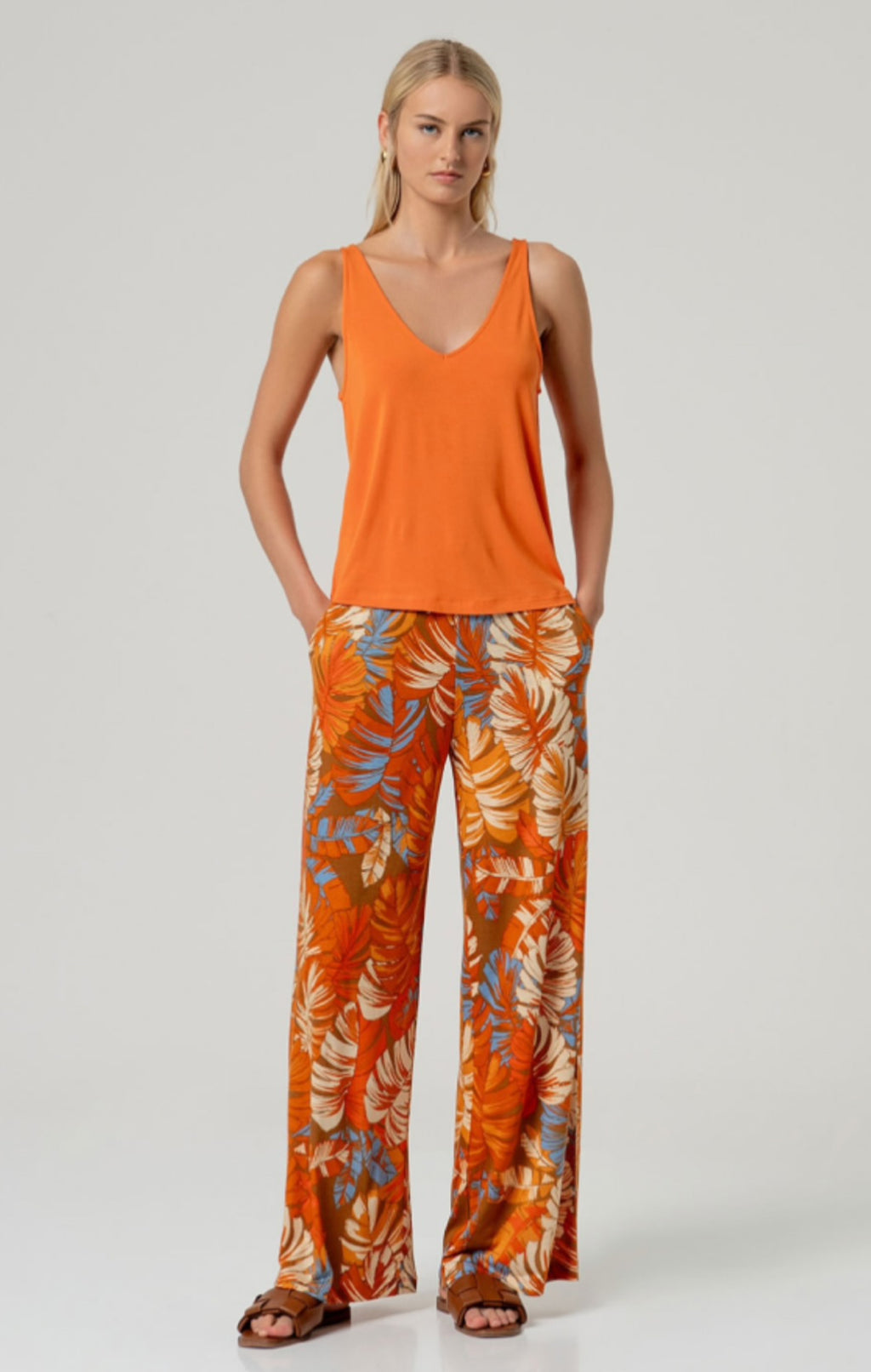 Canotta Bamboo Surkana Arancio