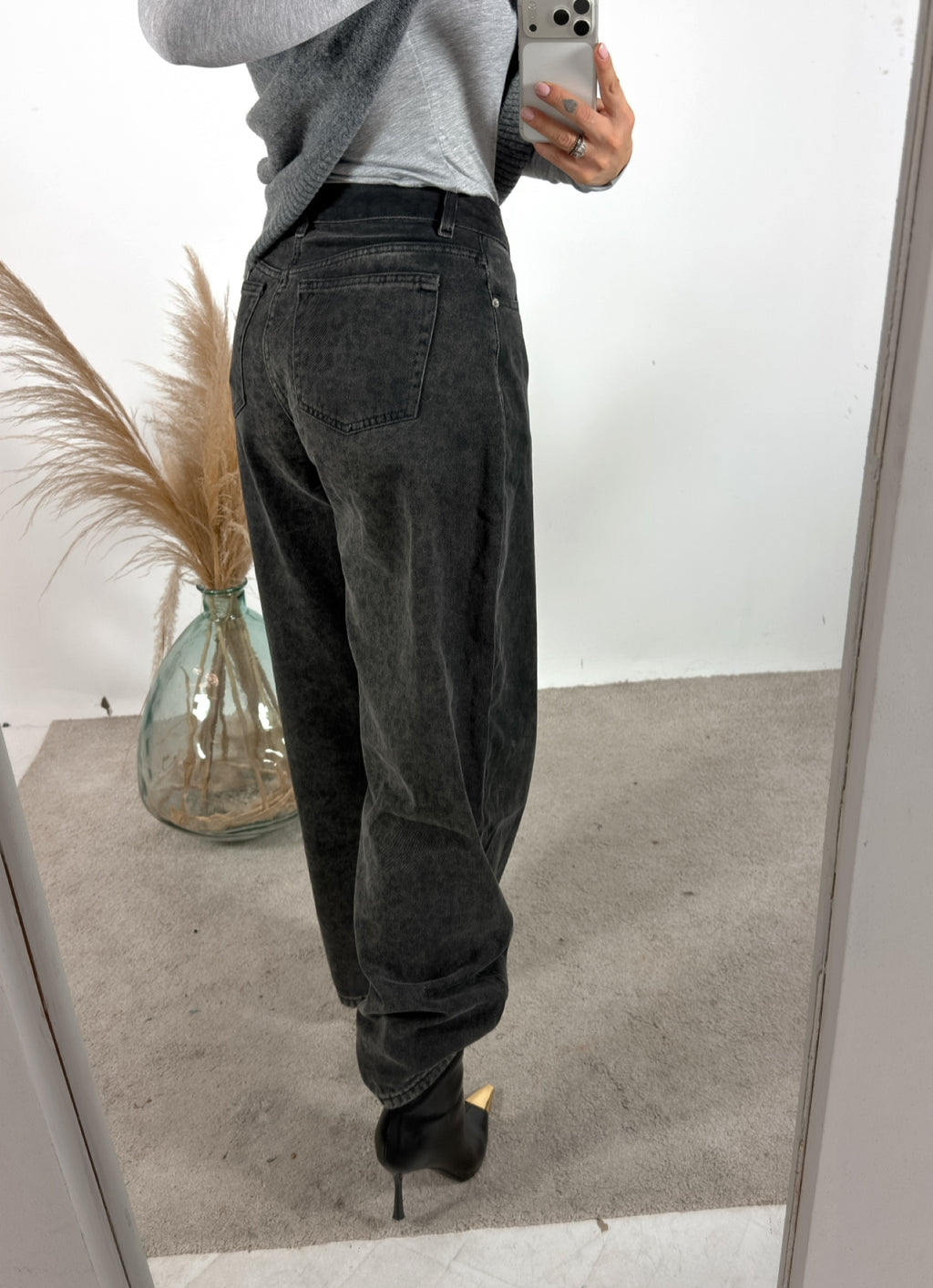 Jeans Mod.Nancy Barrel Animalier Asfalto Dr.Denim