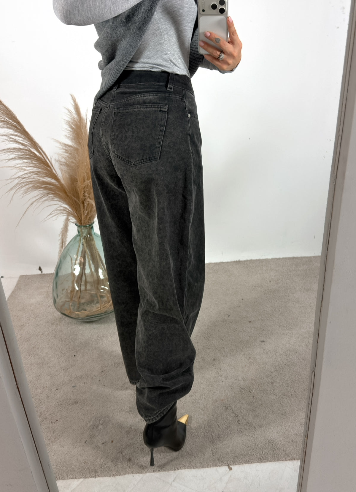 Jeans Mod.Nancy Barrel Animalier Asfalto Dr.Denim