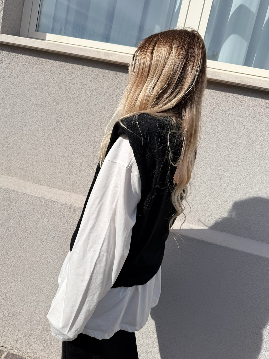 Gilet Smanicato Maja Nero Kostumn1
