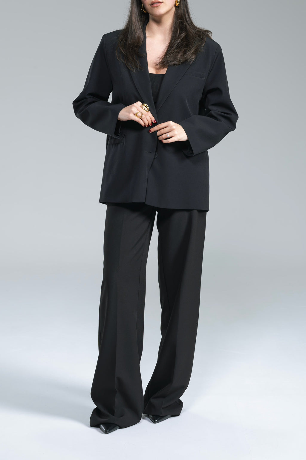 Pantalone Palazzo Elegance Kostumn1 Nero