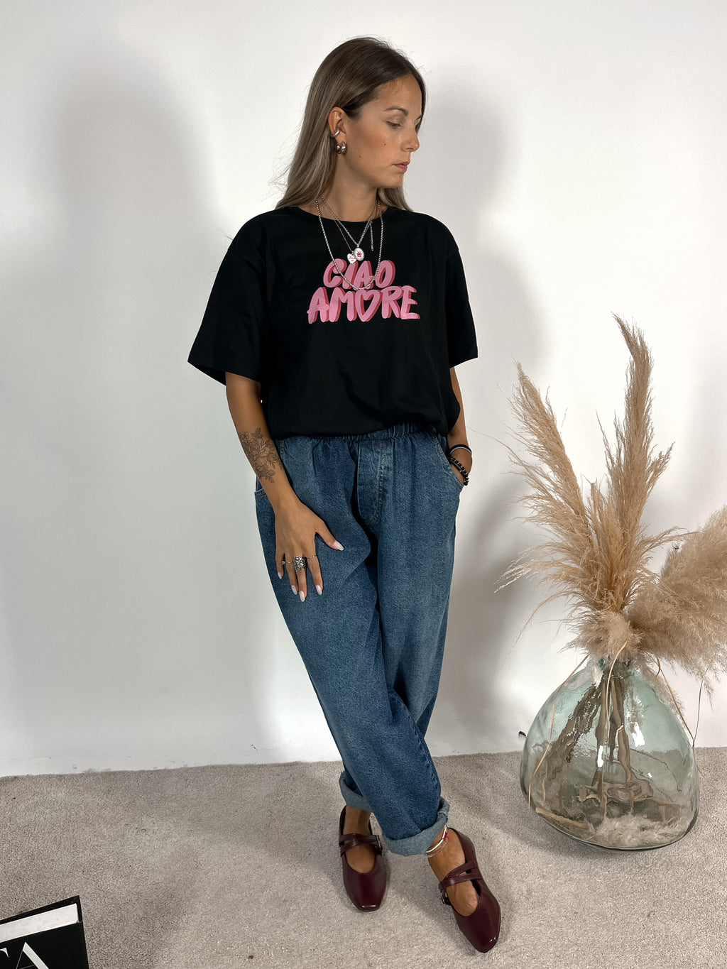 T-Shirt “Ciao Amore” Nero