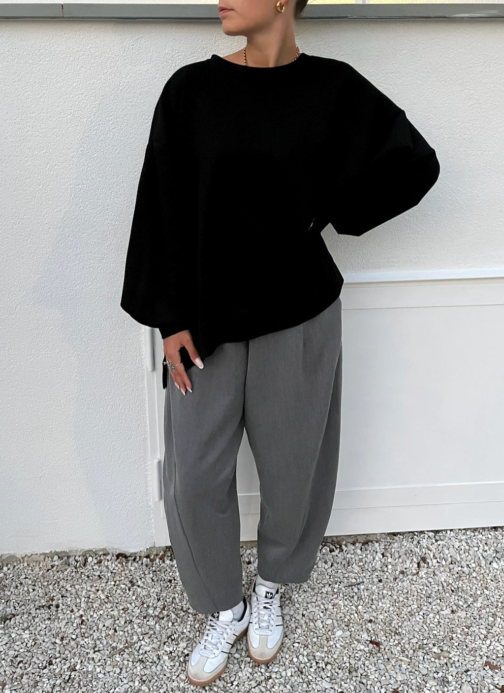 Felpa Oversize Scuba +colori