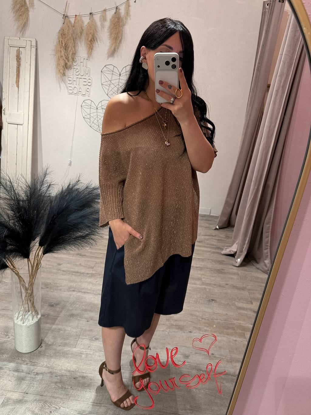 Maxi Maglia Scatola Lurex Kontatto +colori