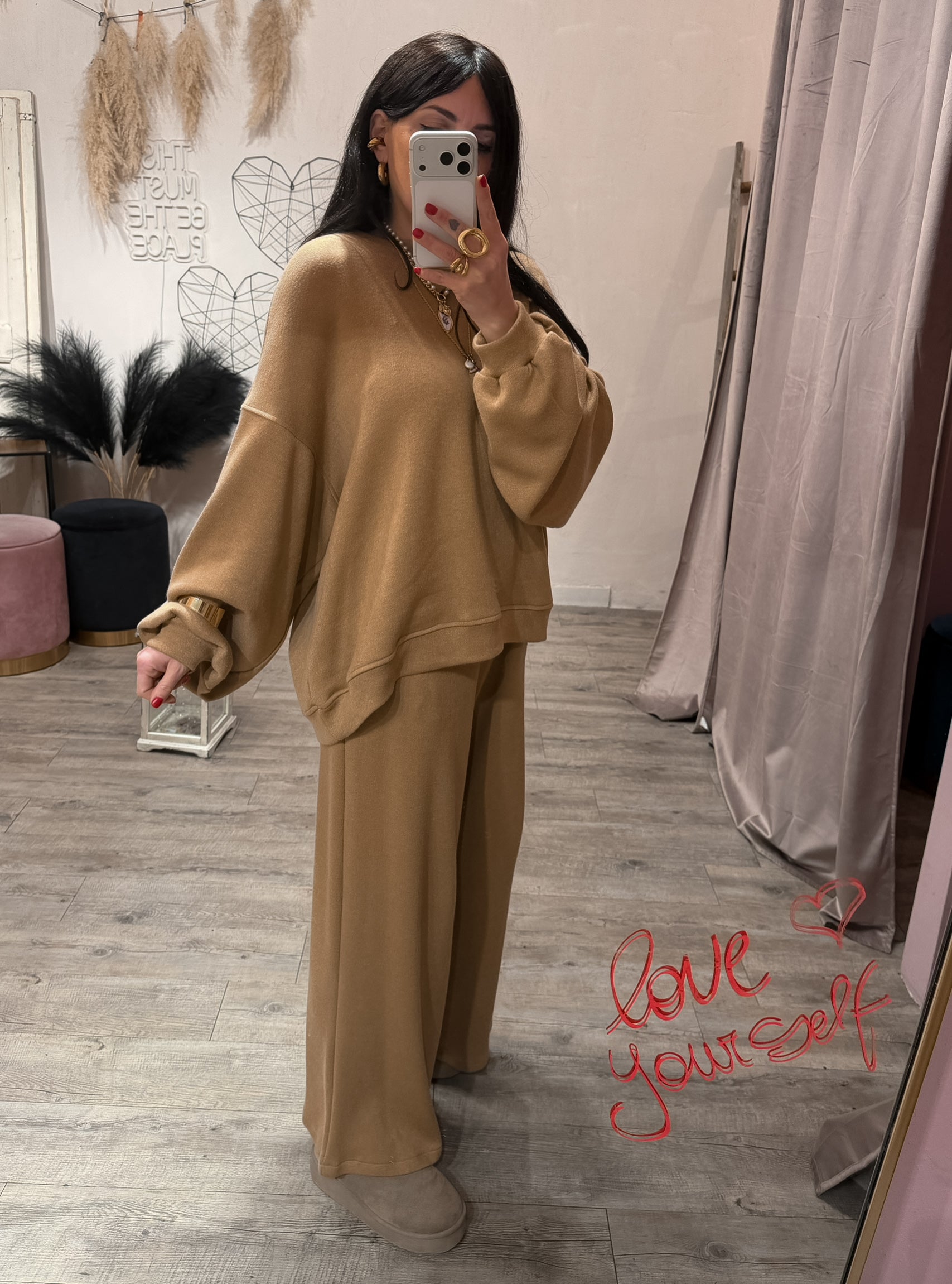 Pantalone Maja Kostumn1 Camel