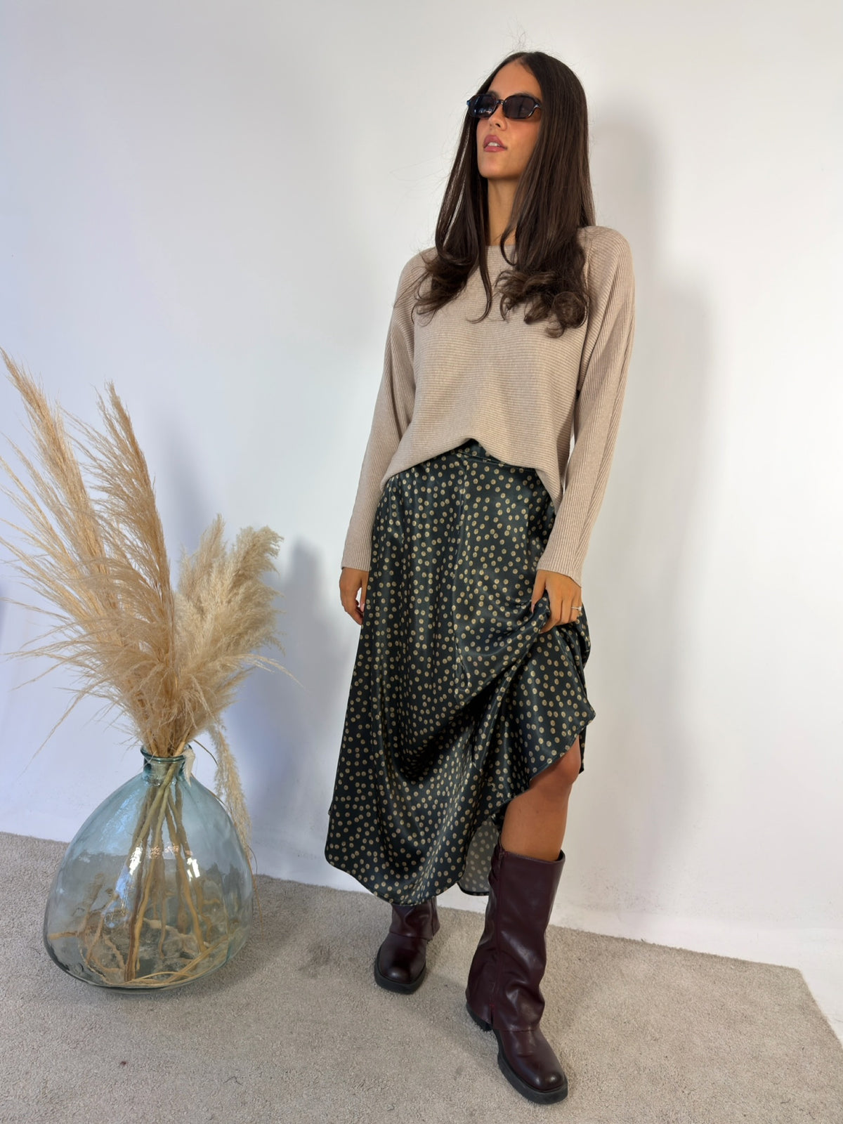 Maxi Maglia Coste Viscosa Stretch Compania Fantastica +colori