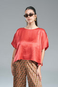 Blusa Satin Corallo Surkana