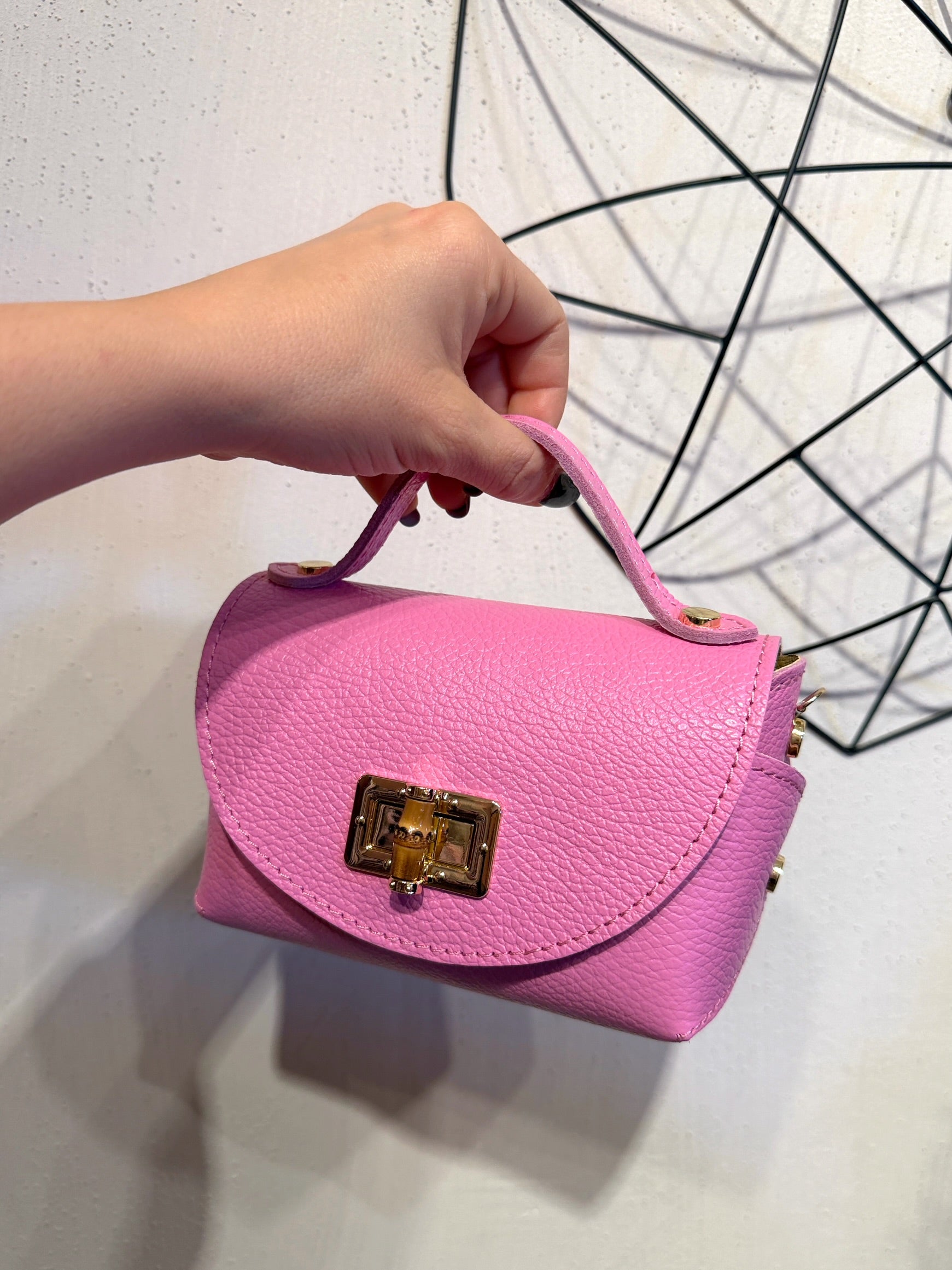 Mini Bag Bauletto Vera Pelle +Colori