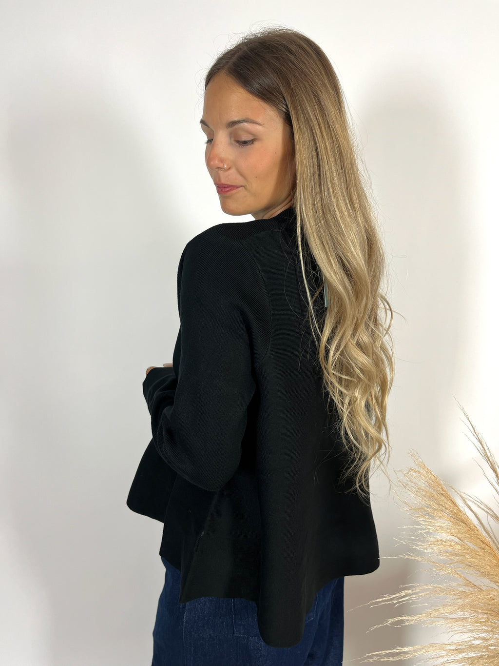 Maglia Ruota Viscosa Nero