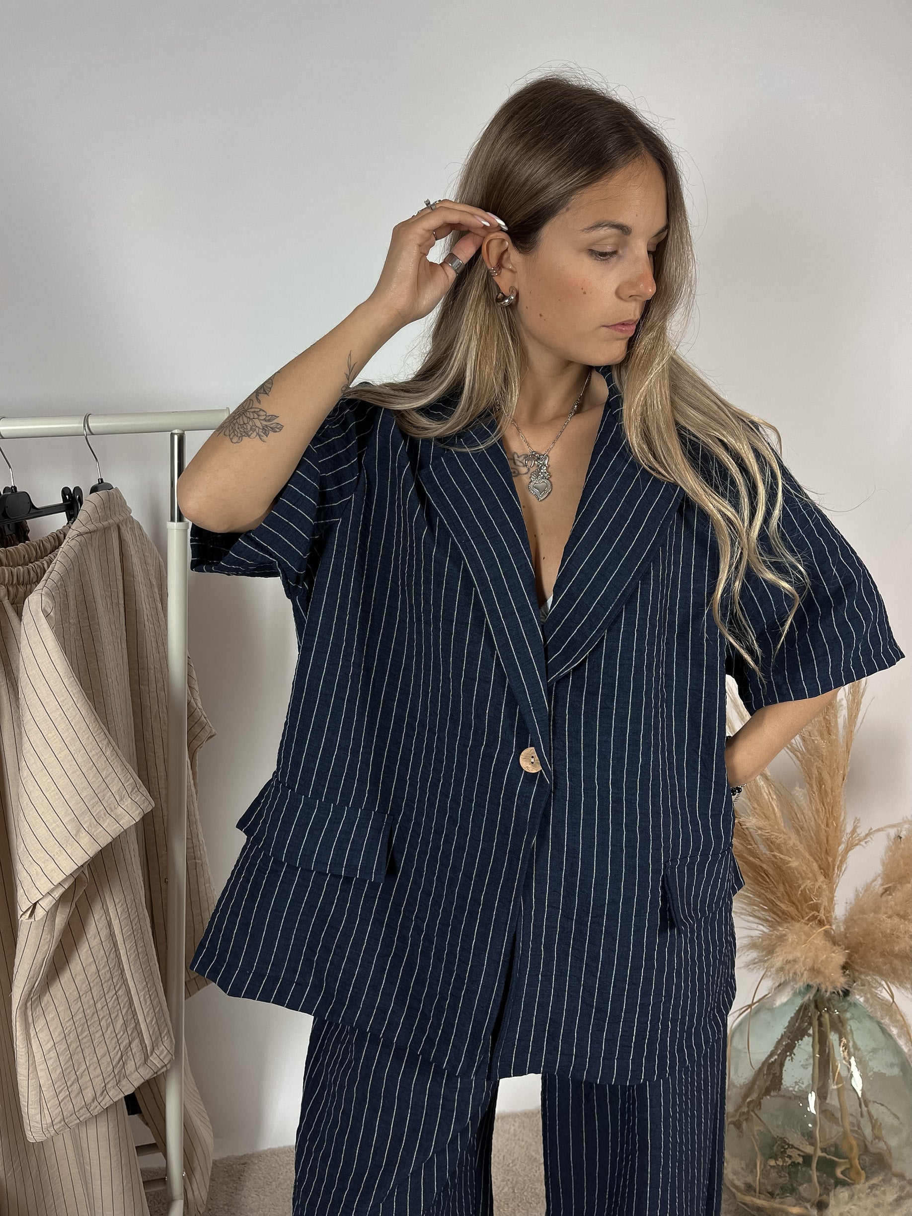 Tailleur Oversize Gessato +colori