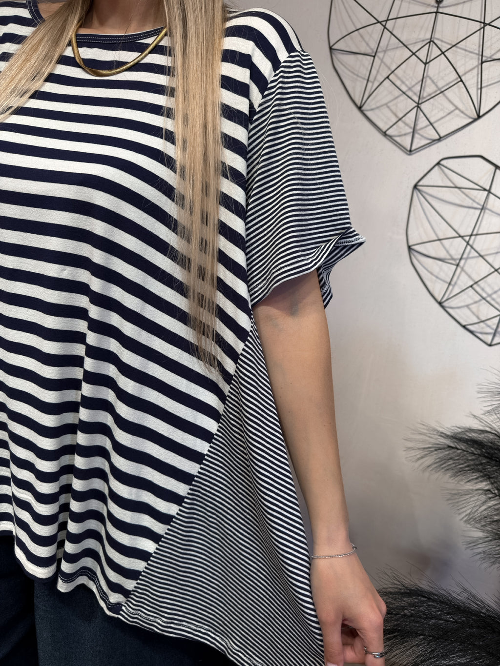 Maxi T-shirt Righe Felicia +colori