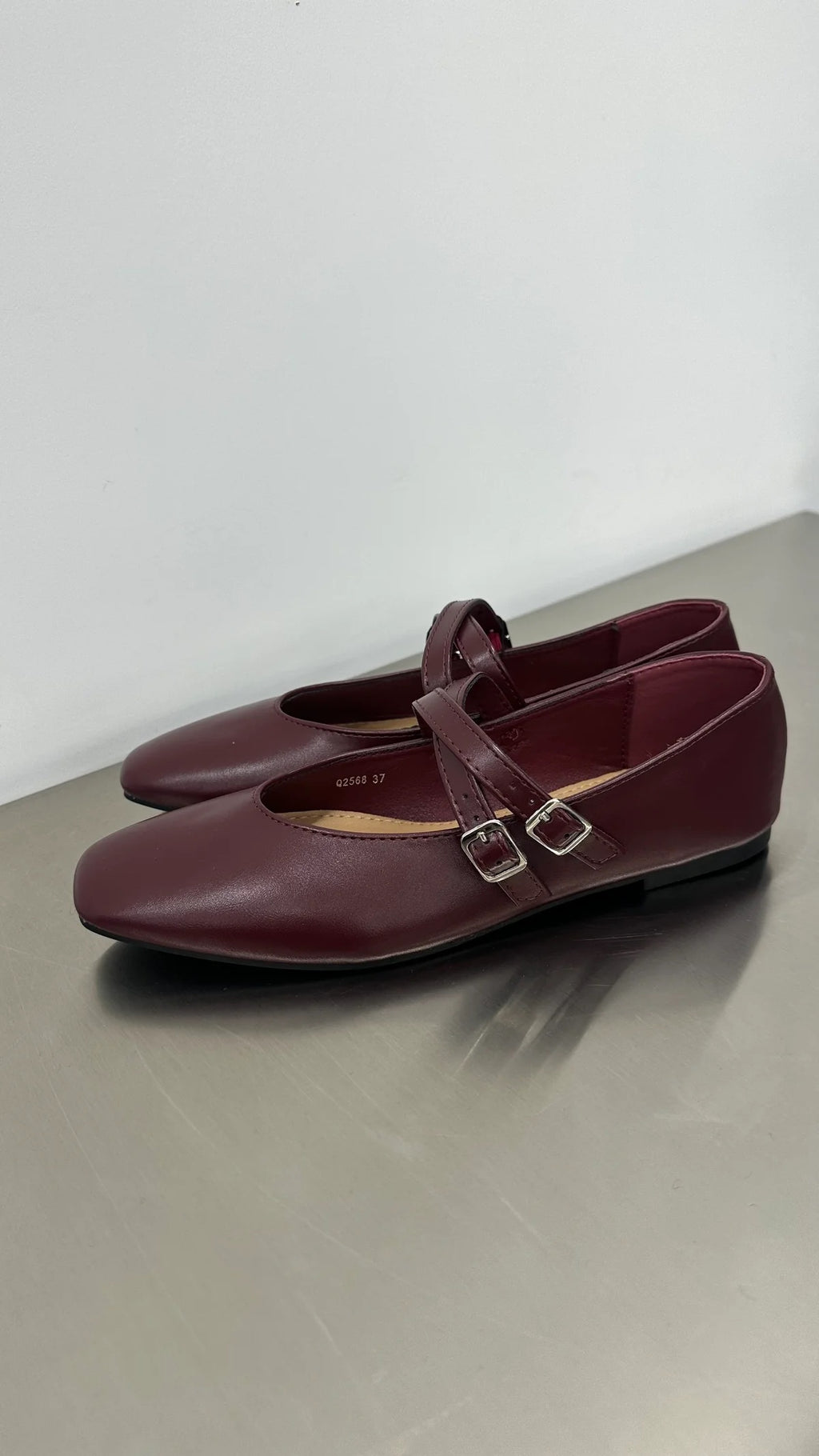 Ballerina Bordeaux Fibbie