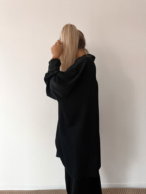 Maxi Camicia Drusilla Nero