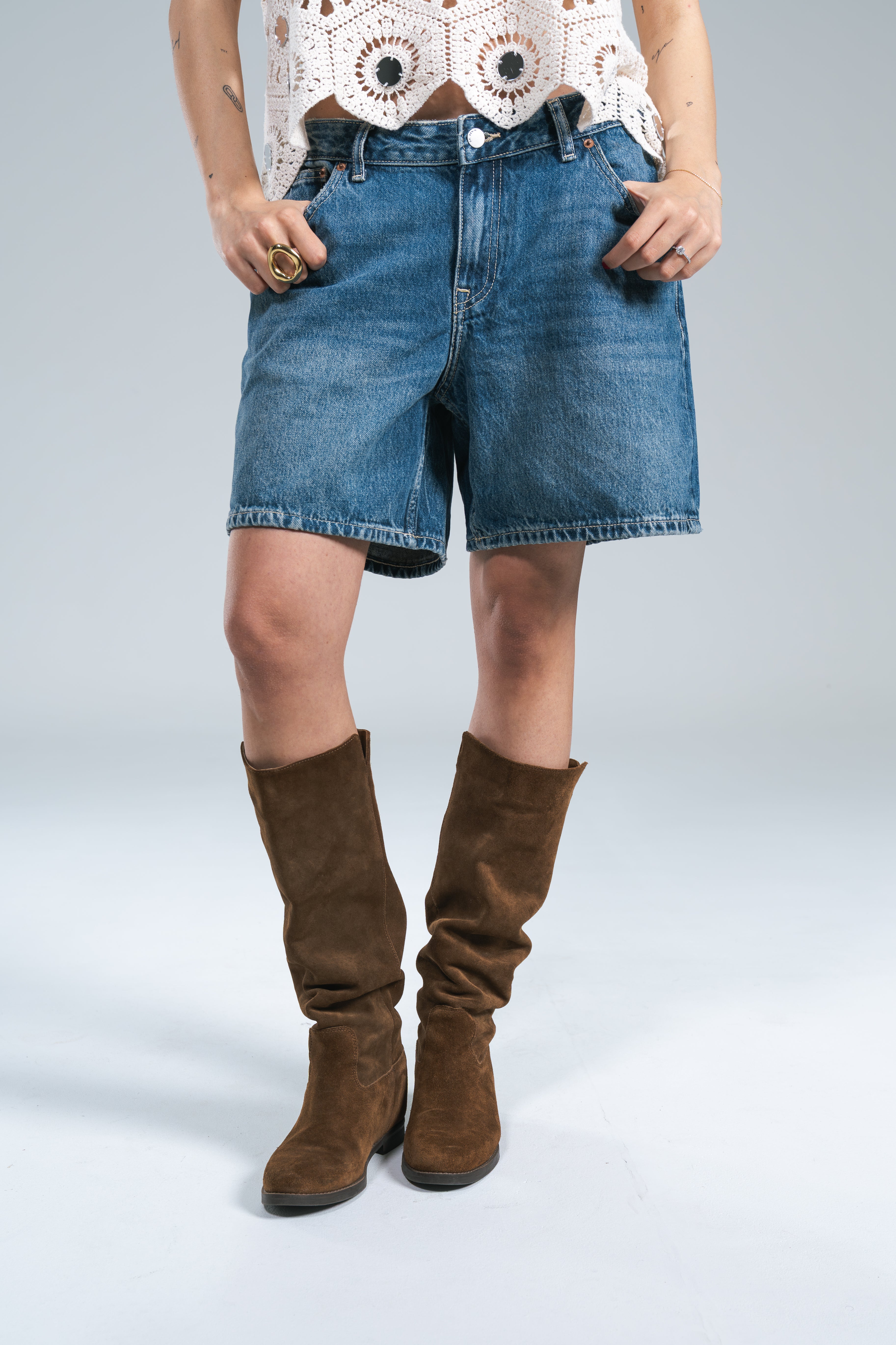 Bermuda Dr. Denim Blu Medio