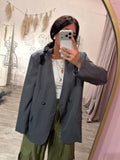 Blazer Man Over Kontatto Grigio