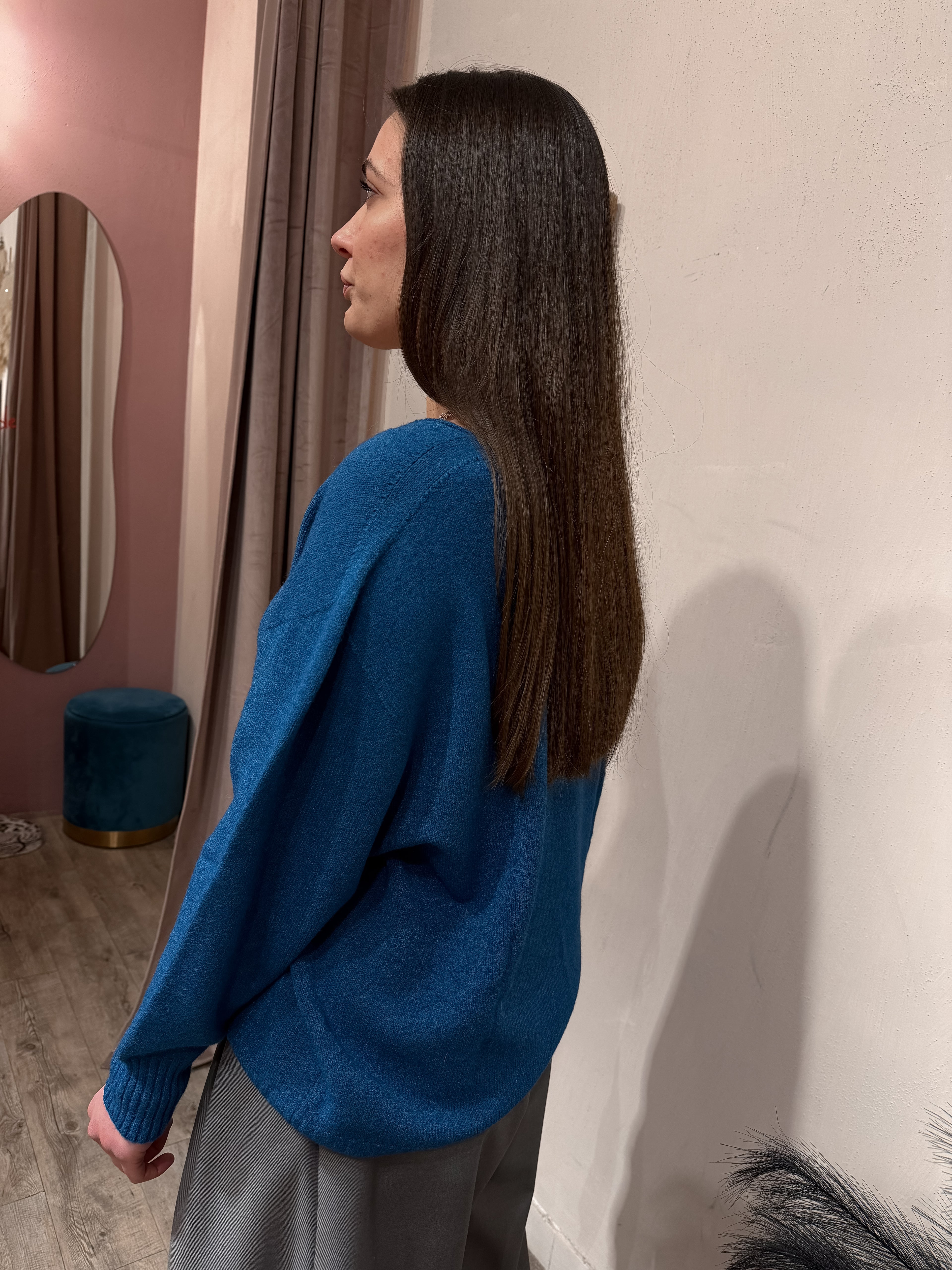 Maglione Scollo a V Kontatto +Colori