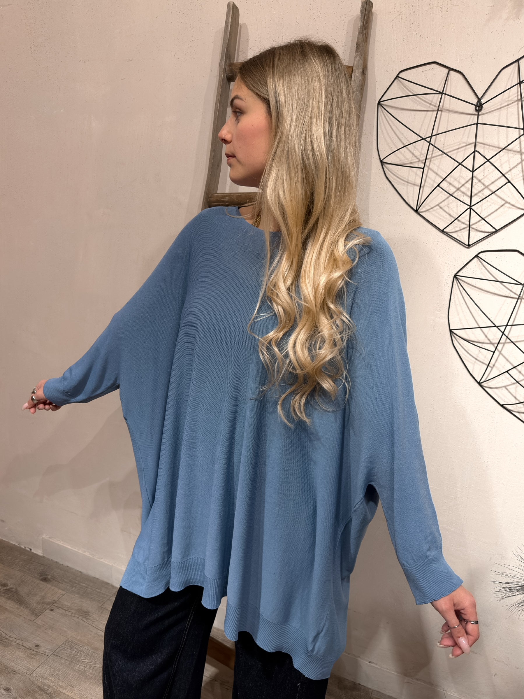 Maxi Maglia Filo Viscosa +colori