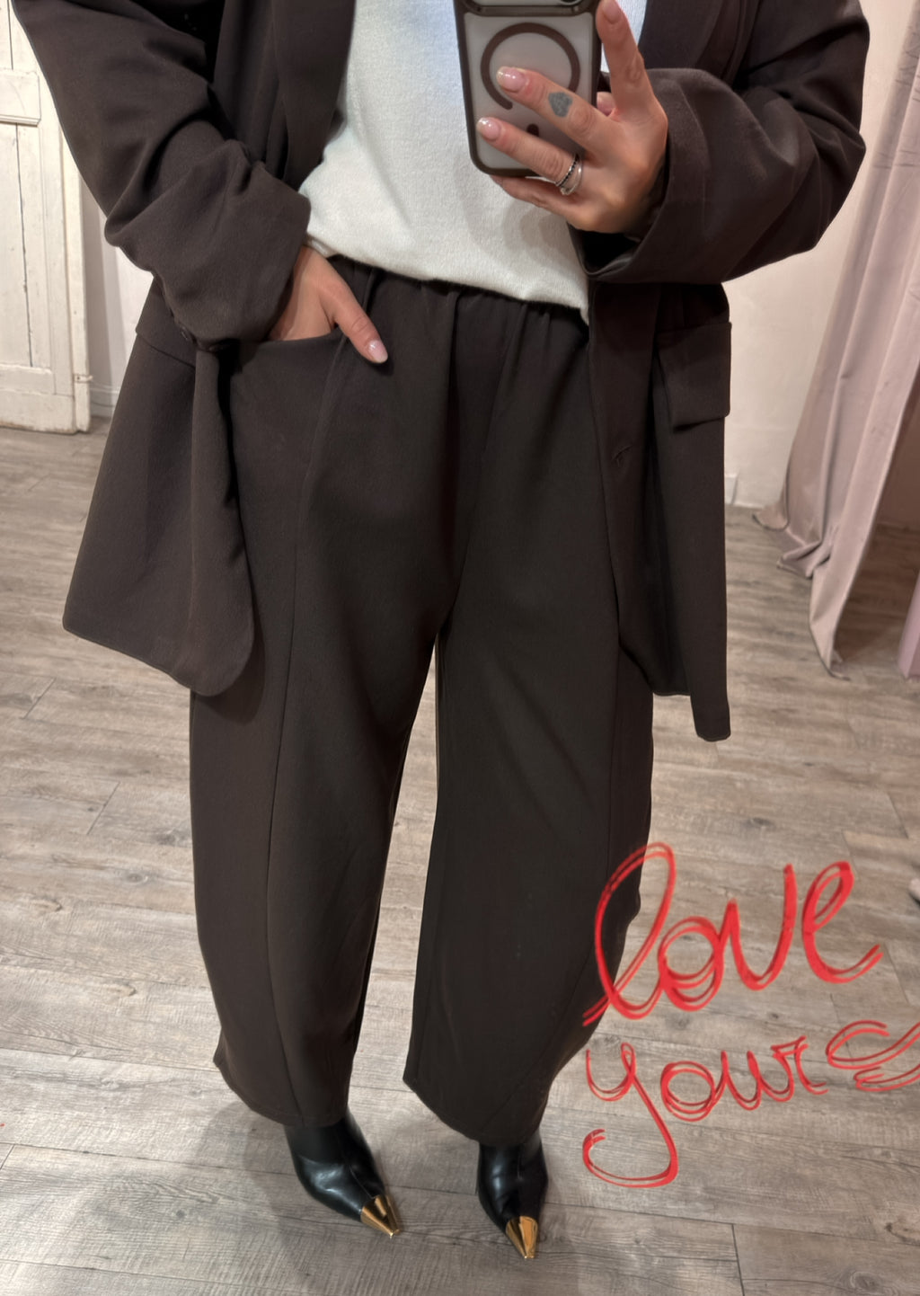 Pantalone Carota tasche Ginevra +colori