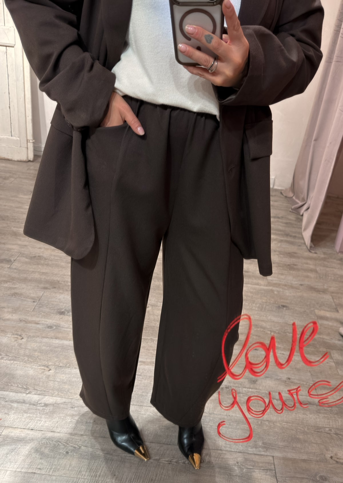 Pantalone Carota tasche Ginevra +colori