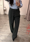 Pantalone Uomo Pinces Wool Antracite