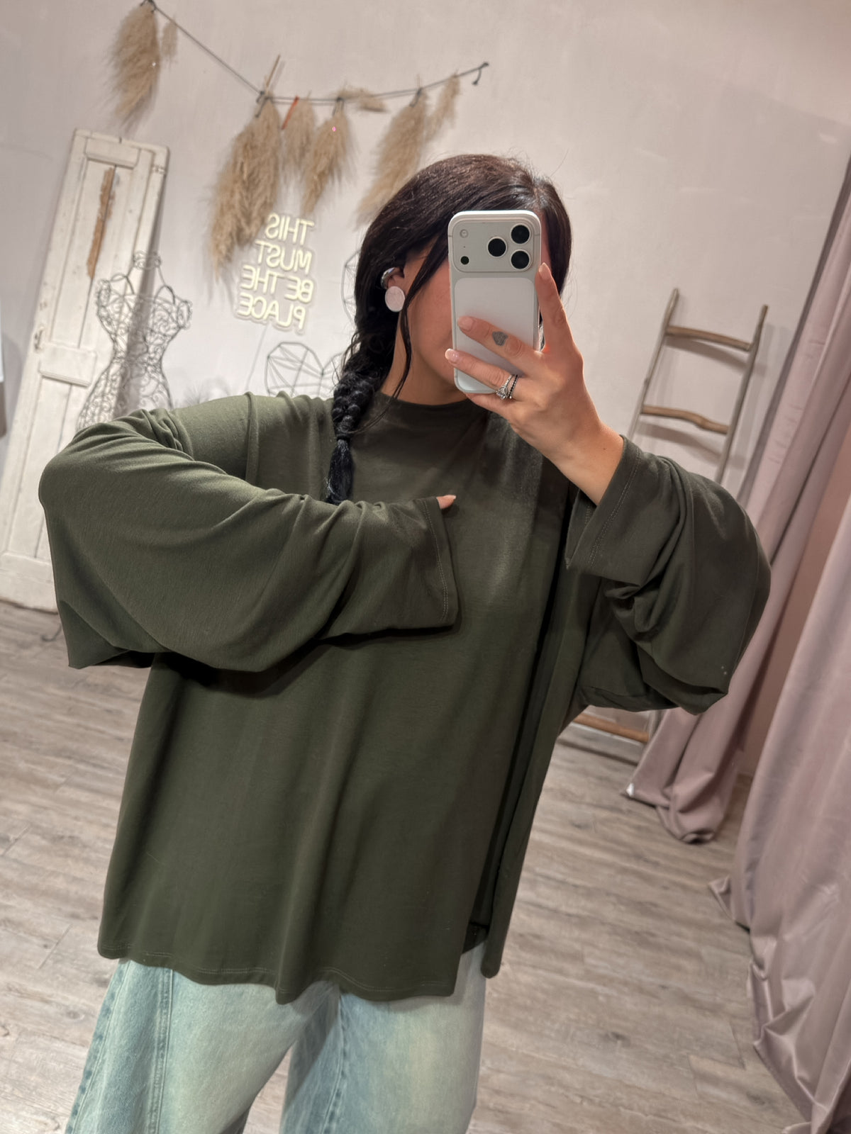 Maxi Maglia Manica Lunga Viscosa Kostumn1 +colori